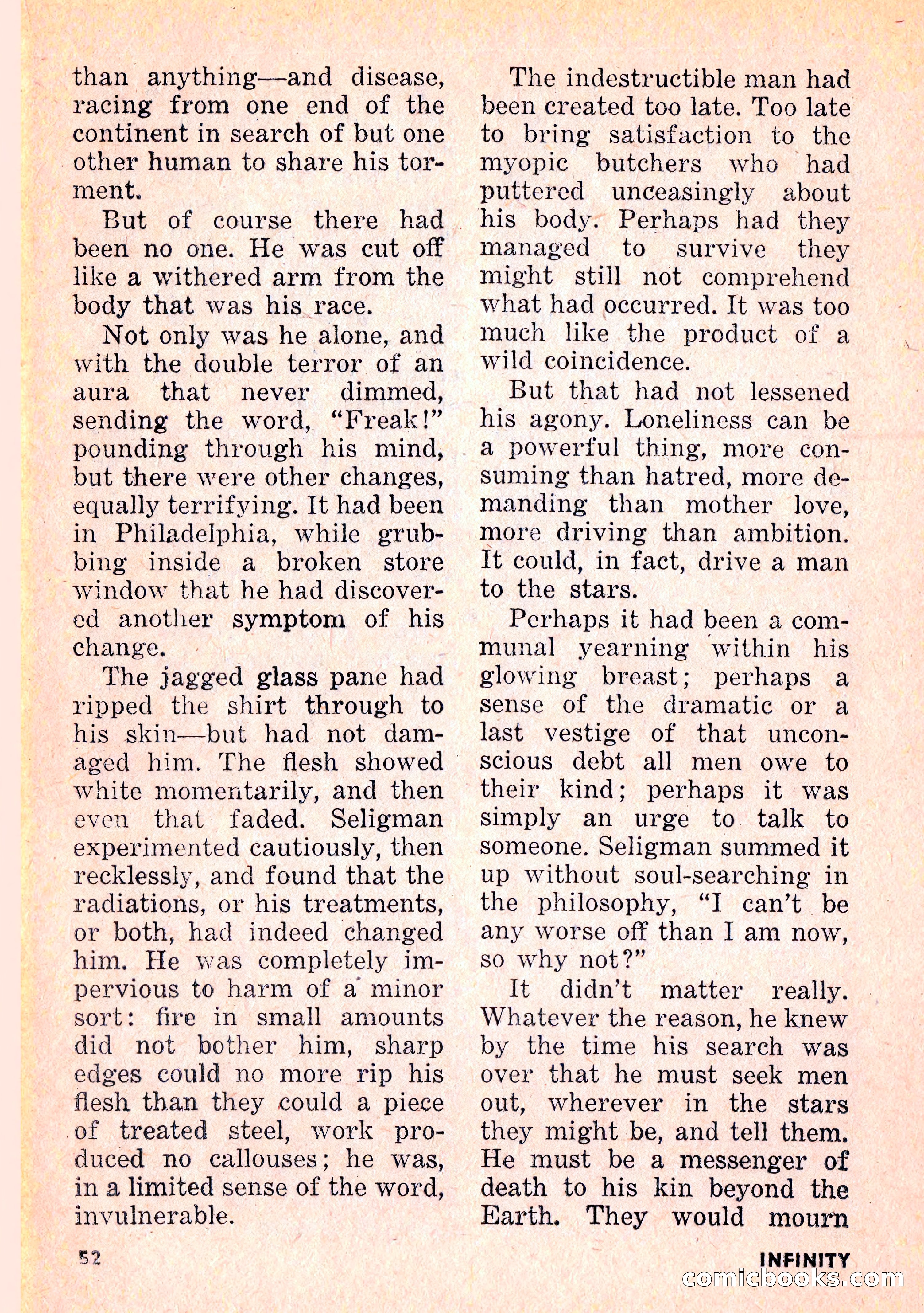 Infinity Science Fiction, February 1956 — page 52 of 132