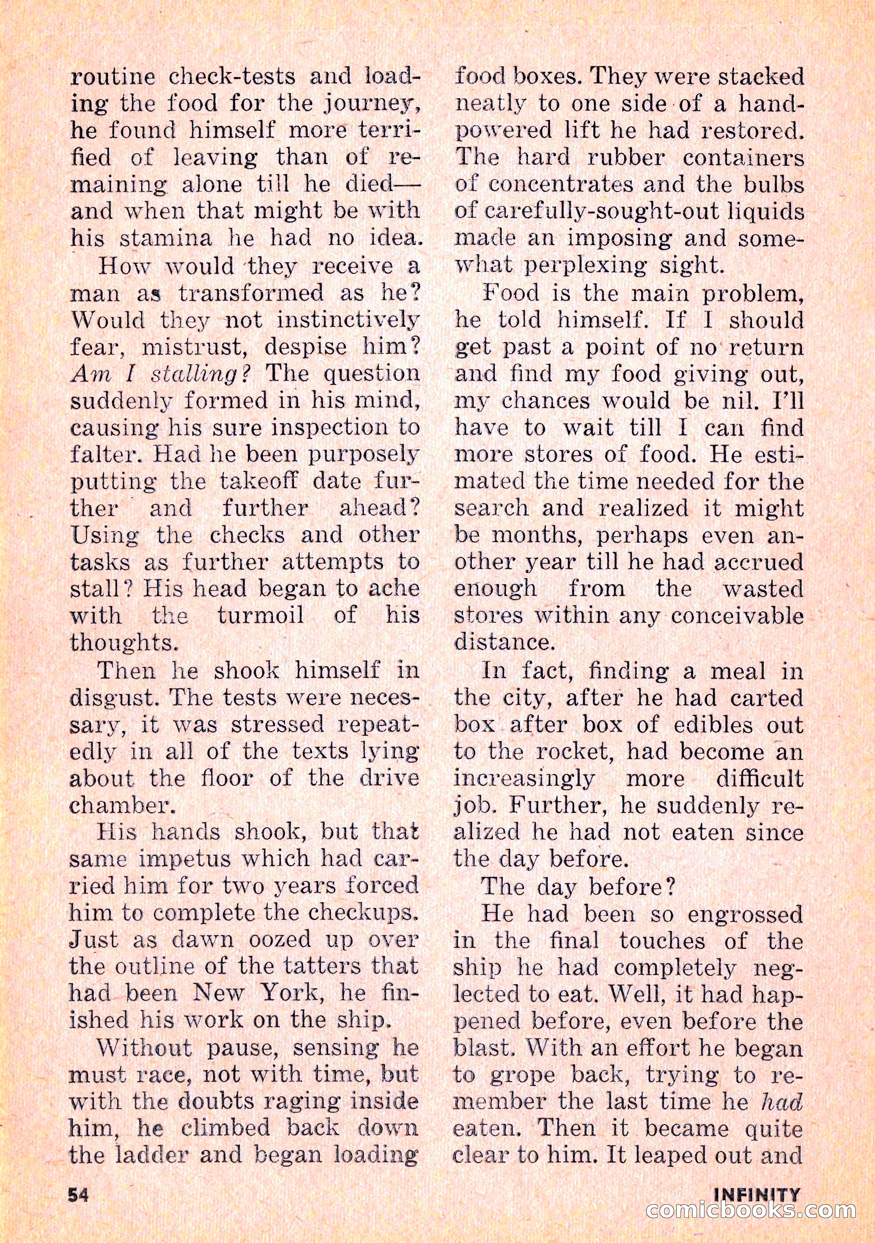 Infinity Science Fiction, February 1956 — page 54 of 132