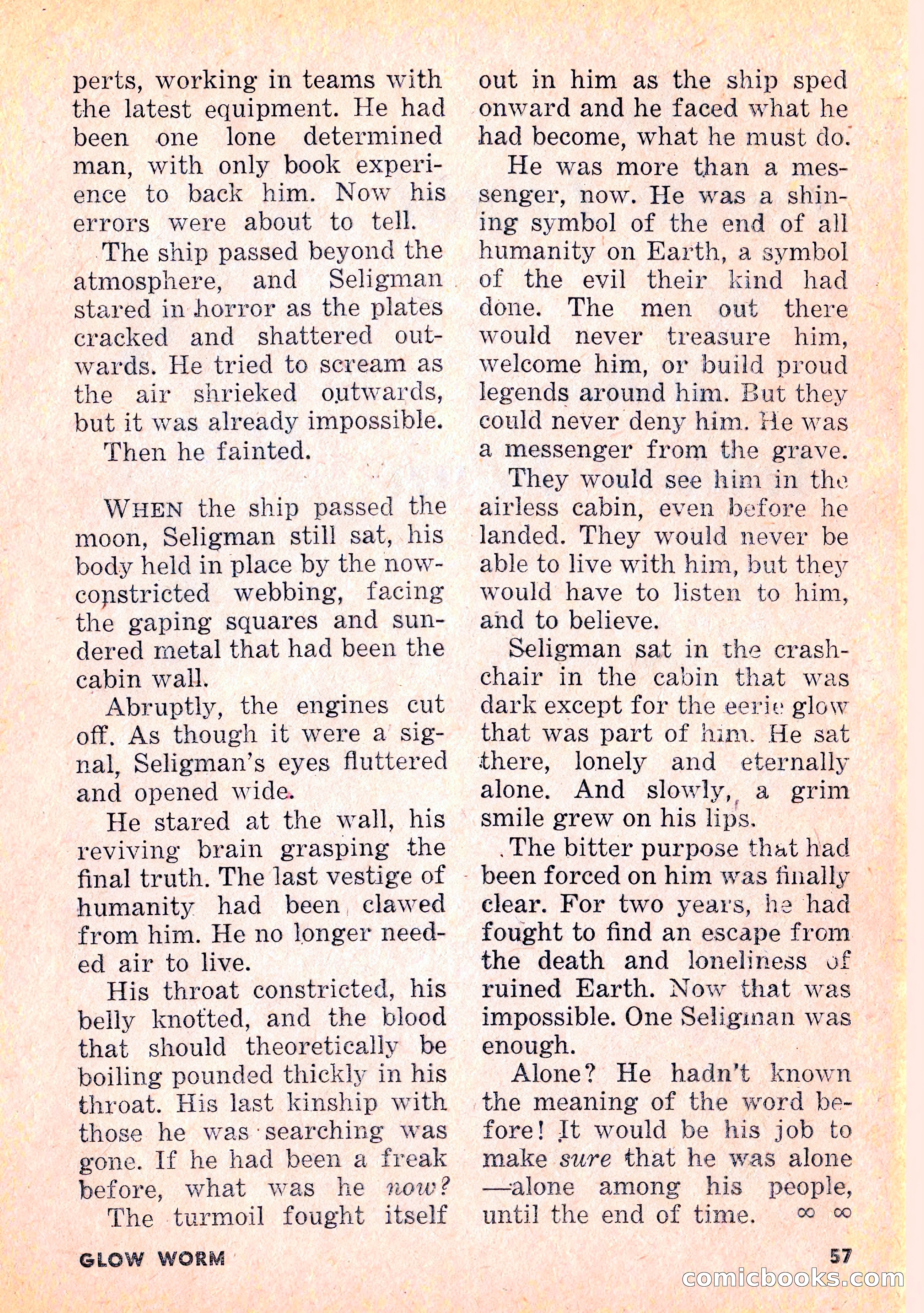 Infinity Science Fiction, February 1956 — page 57 of 132