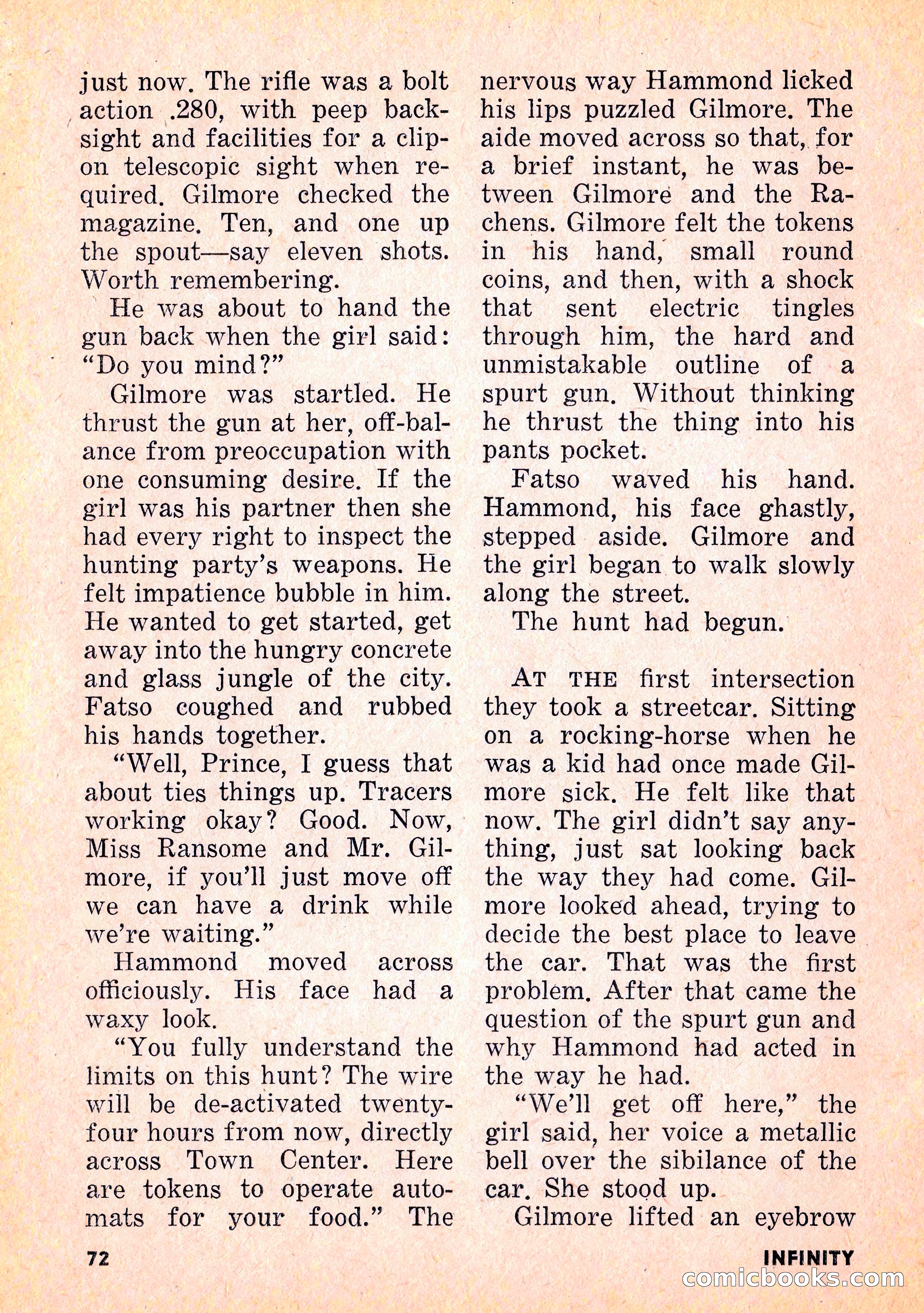 Infinity Science Fiction, February 1956 — page 72 of 132