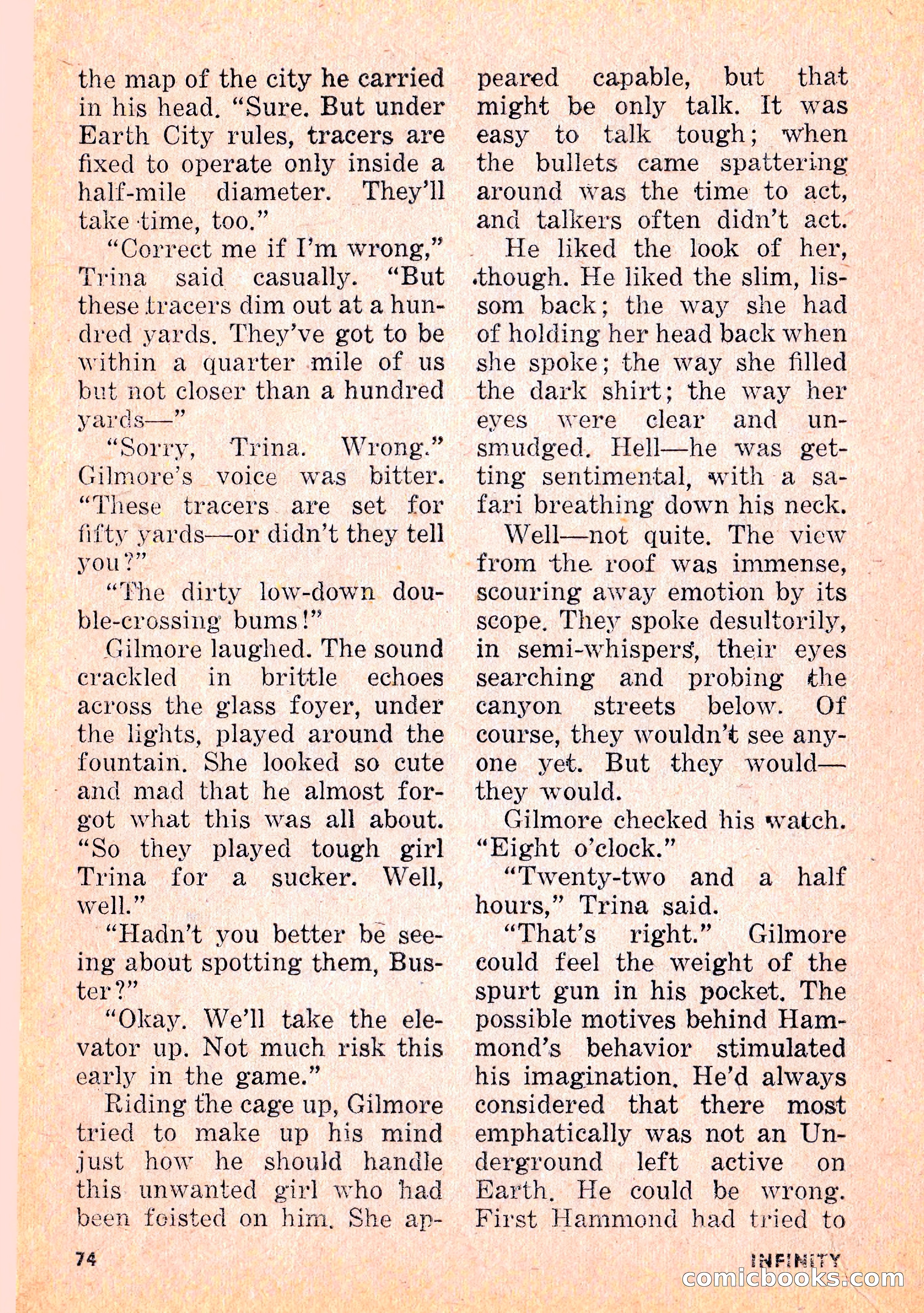 Infinity Science Fiction, February 1956 — page 74 of 132