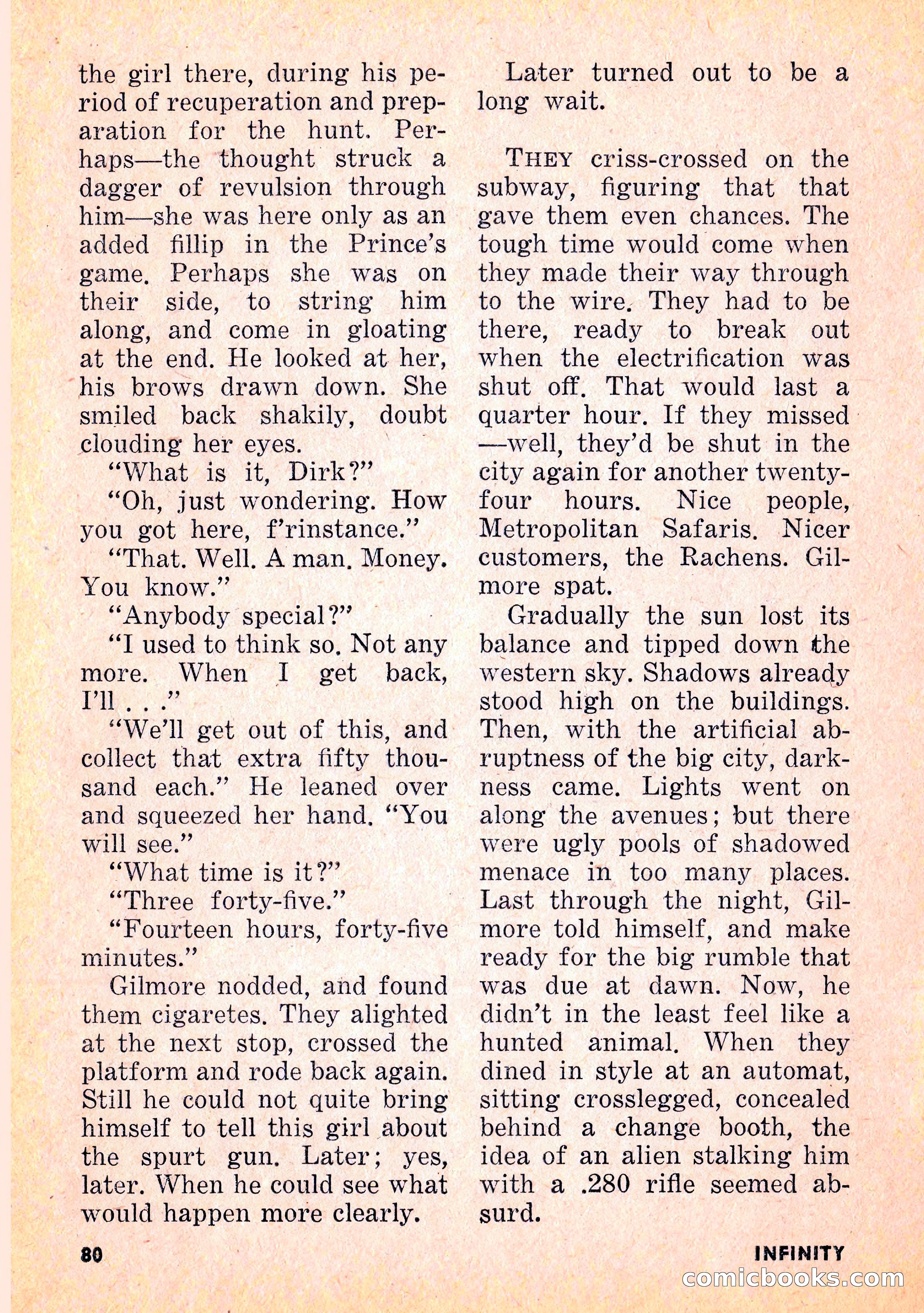 Infinity Science Fiction, February 1956 — page 80 of 132