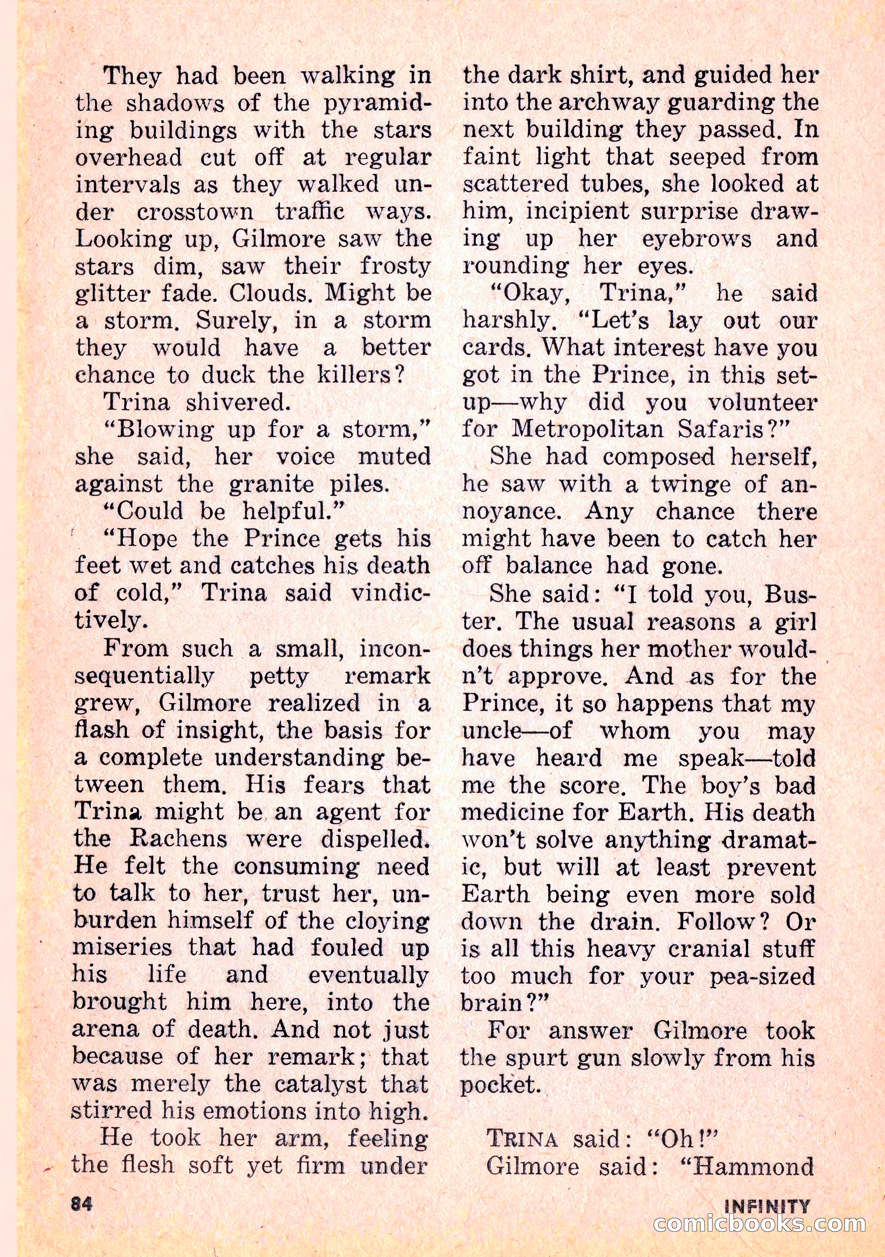 Infinity Science Fiction, February 1956 — page 84 of 132