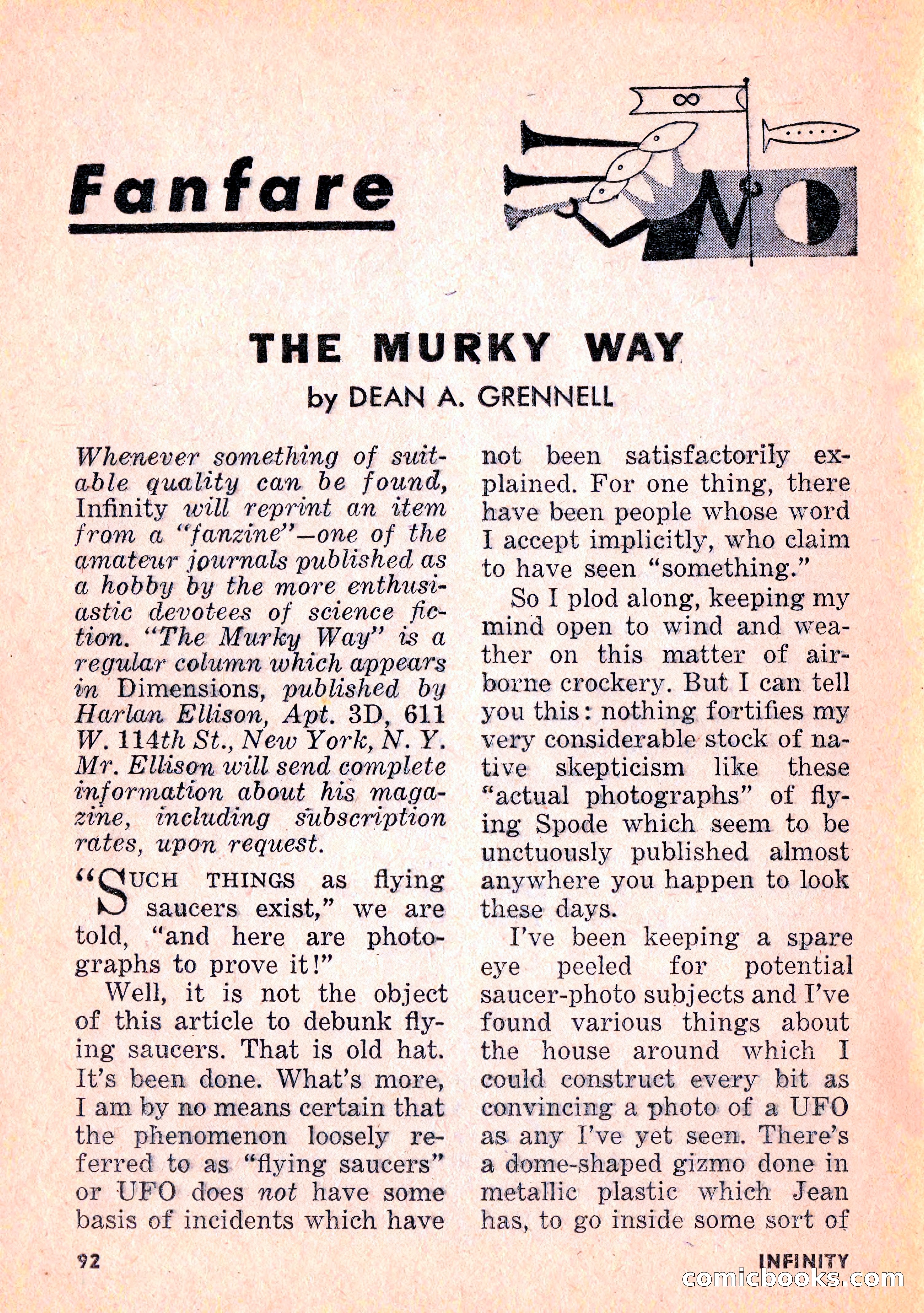 Infinity Science Fiction, February 1956 — page 92 of 132