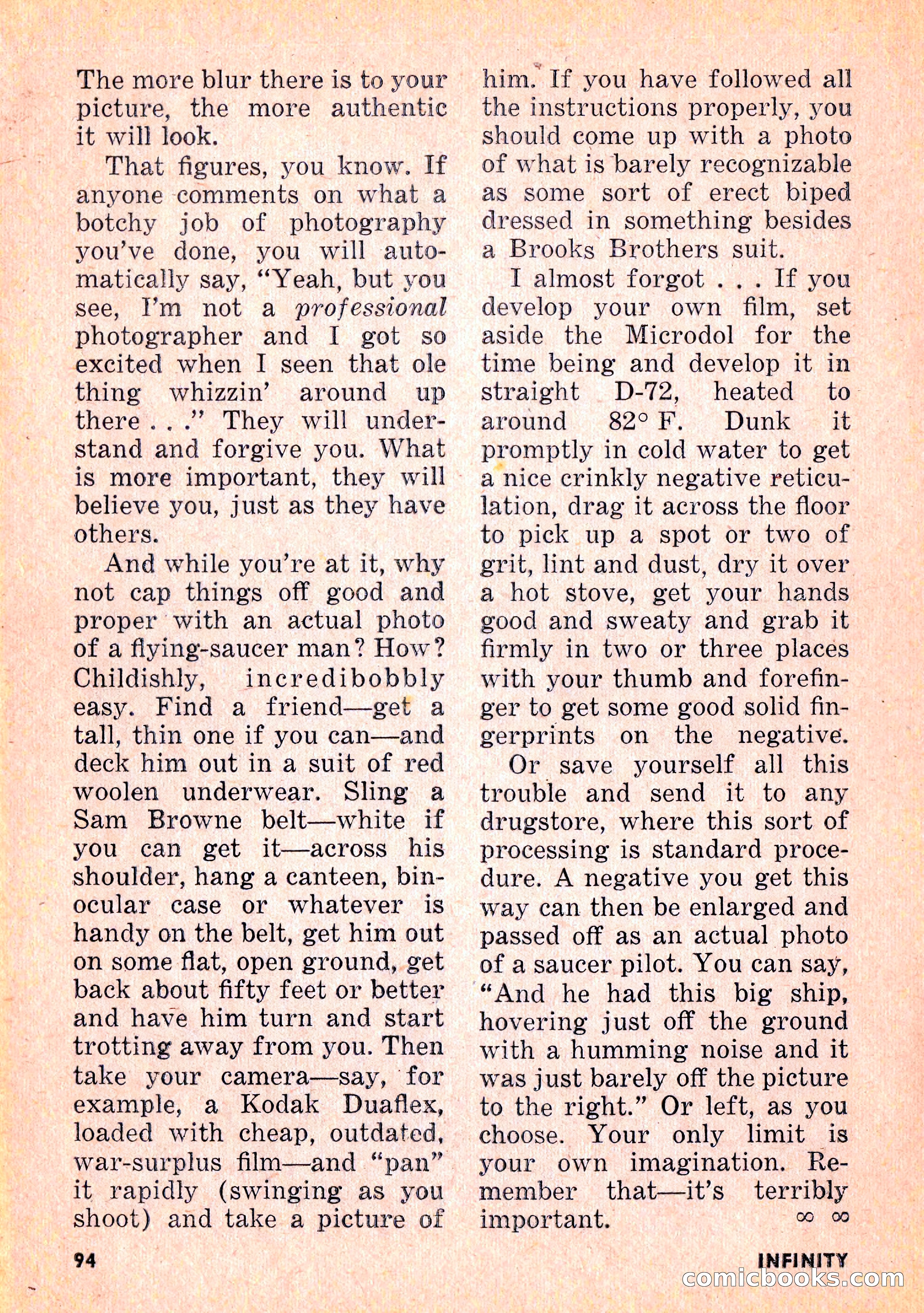 Infinity Science Fiction, February 1956 — page 94 of 132