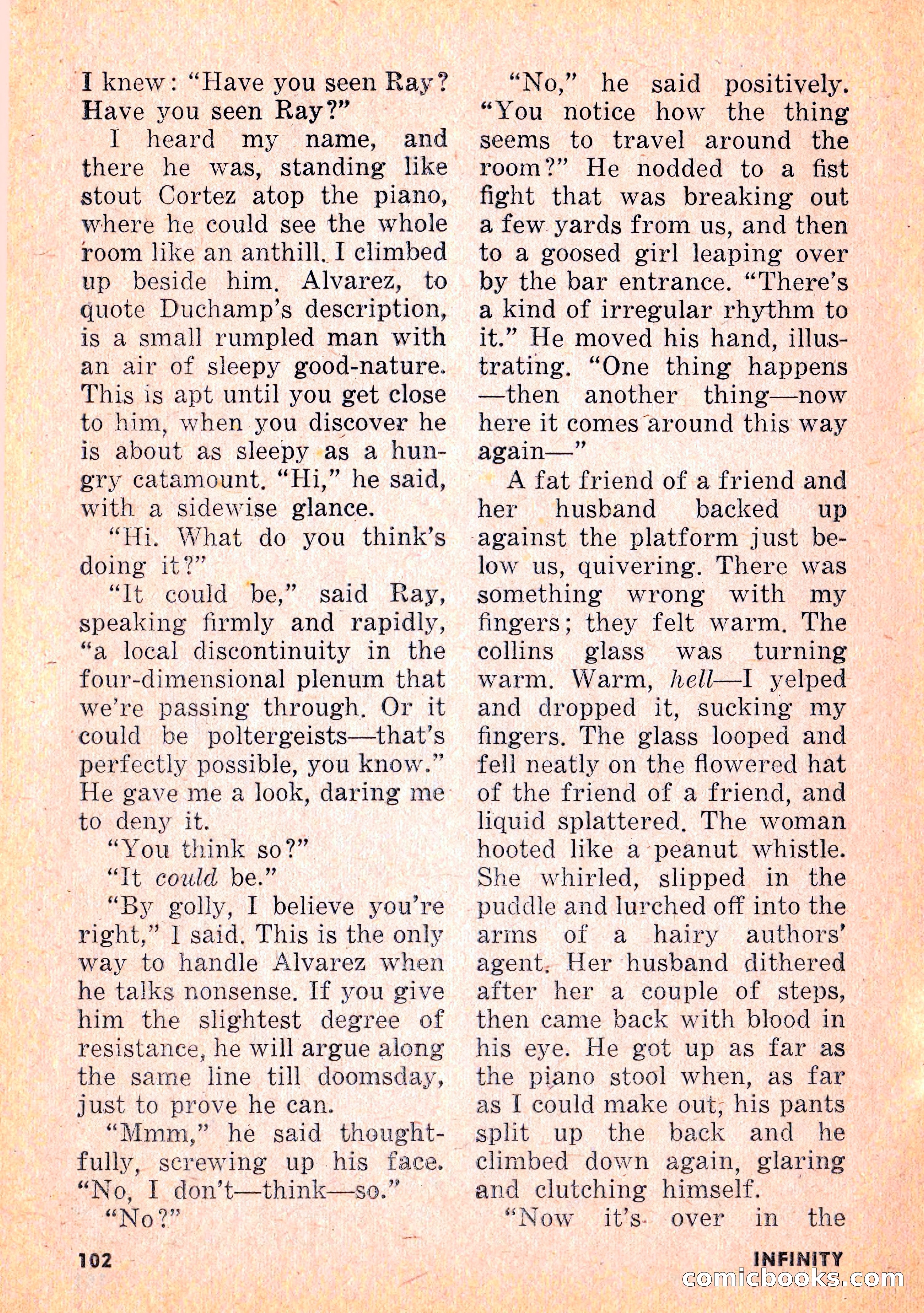 Infinity Science Fiction, February 1956 — page 102 of 132