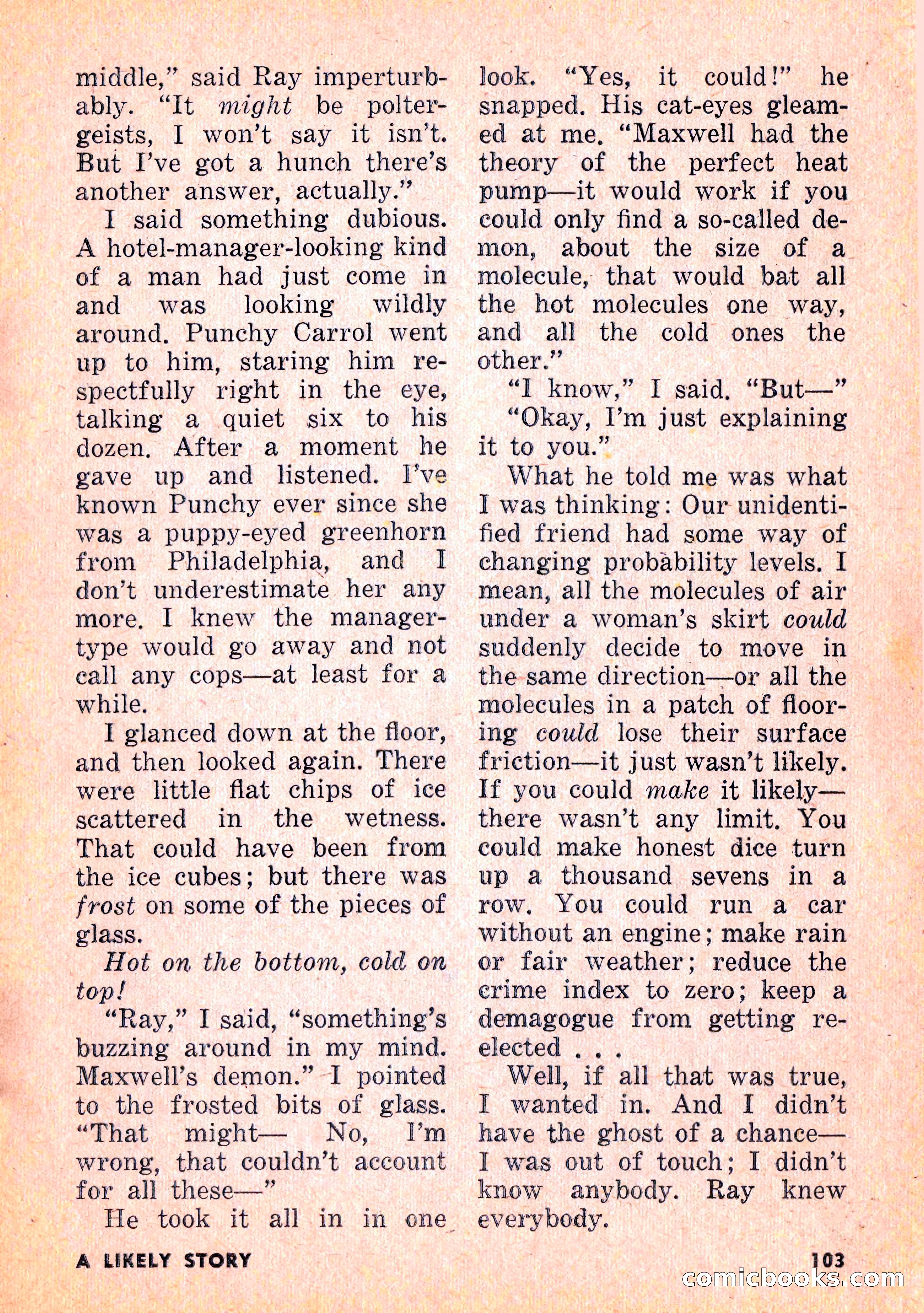 Infinity Science Fiction, February 1956 — page 103 of 132