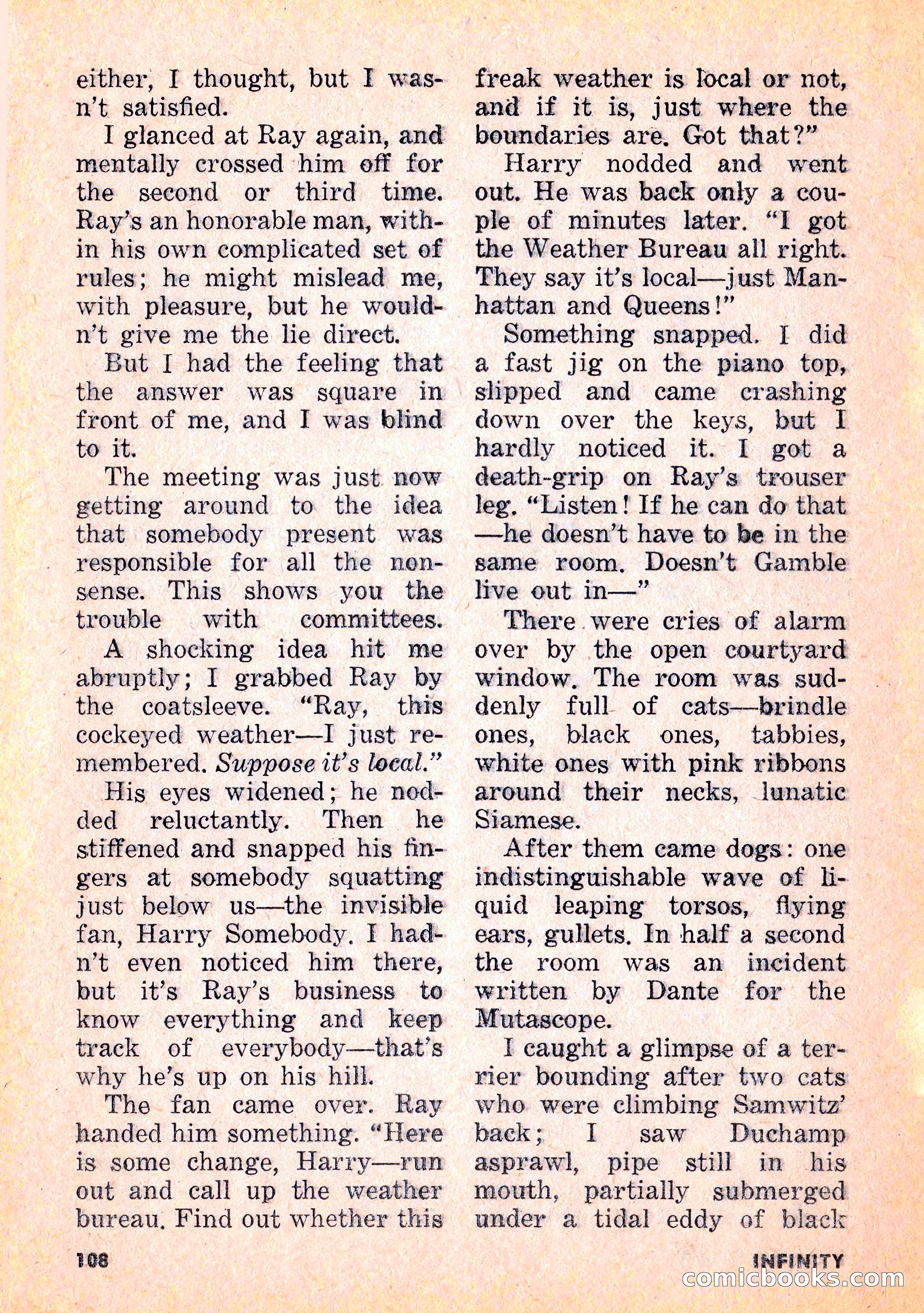 Infinity Science Fiction, February 1956 — page 108 of 132
