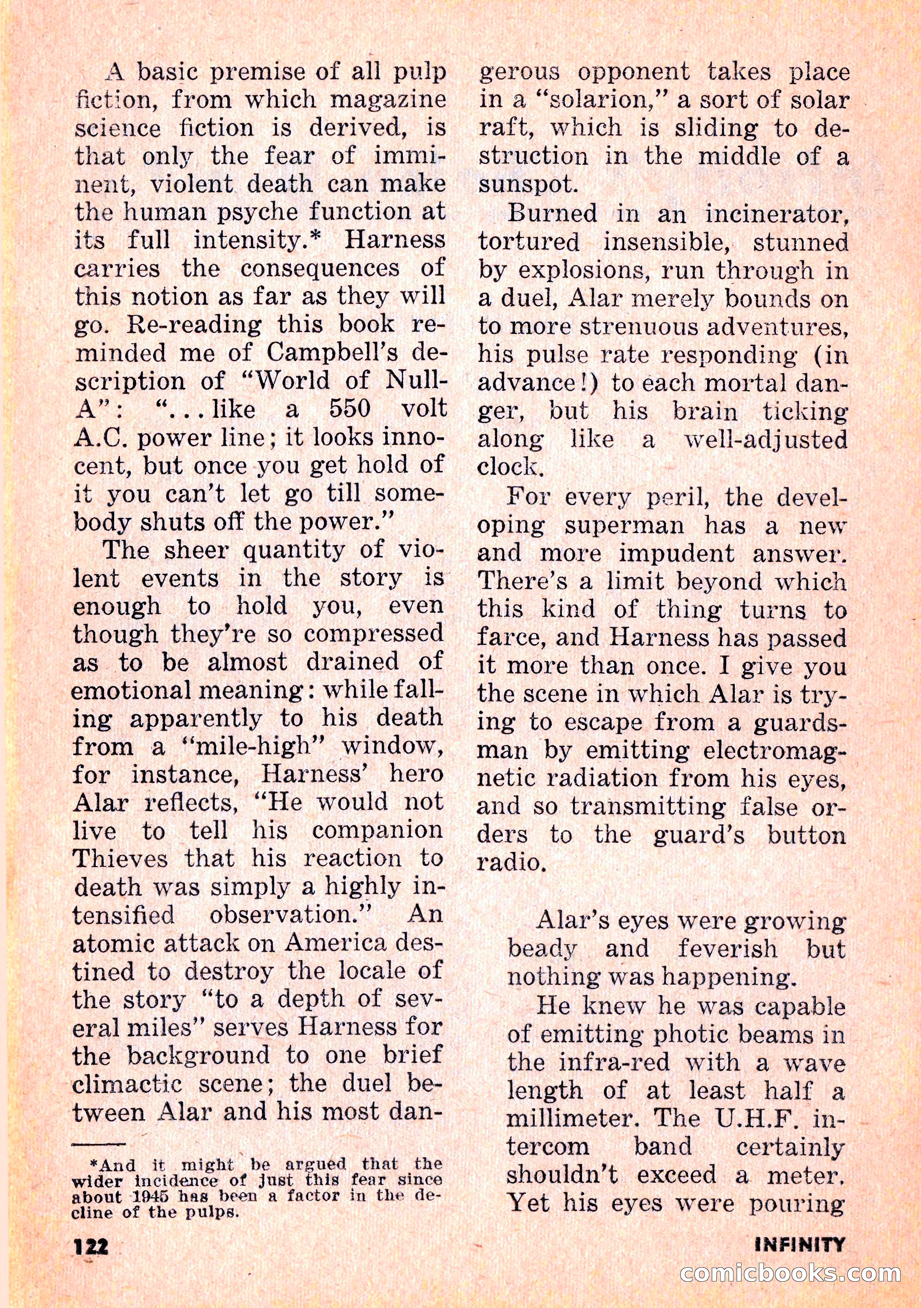 Infinity Science Fiction, February 1956 — page 122 of 132