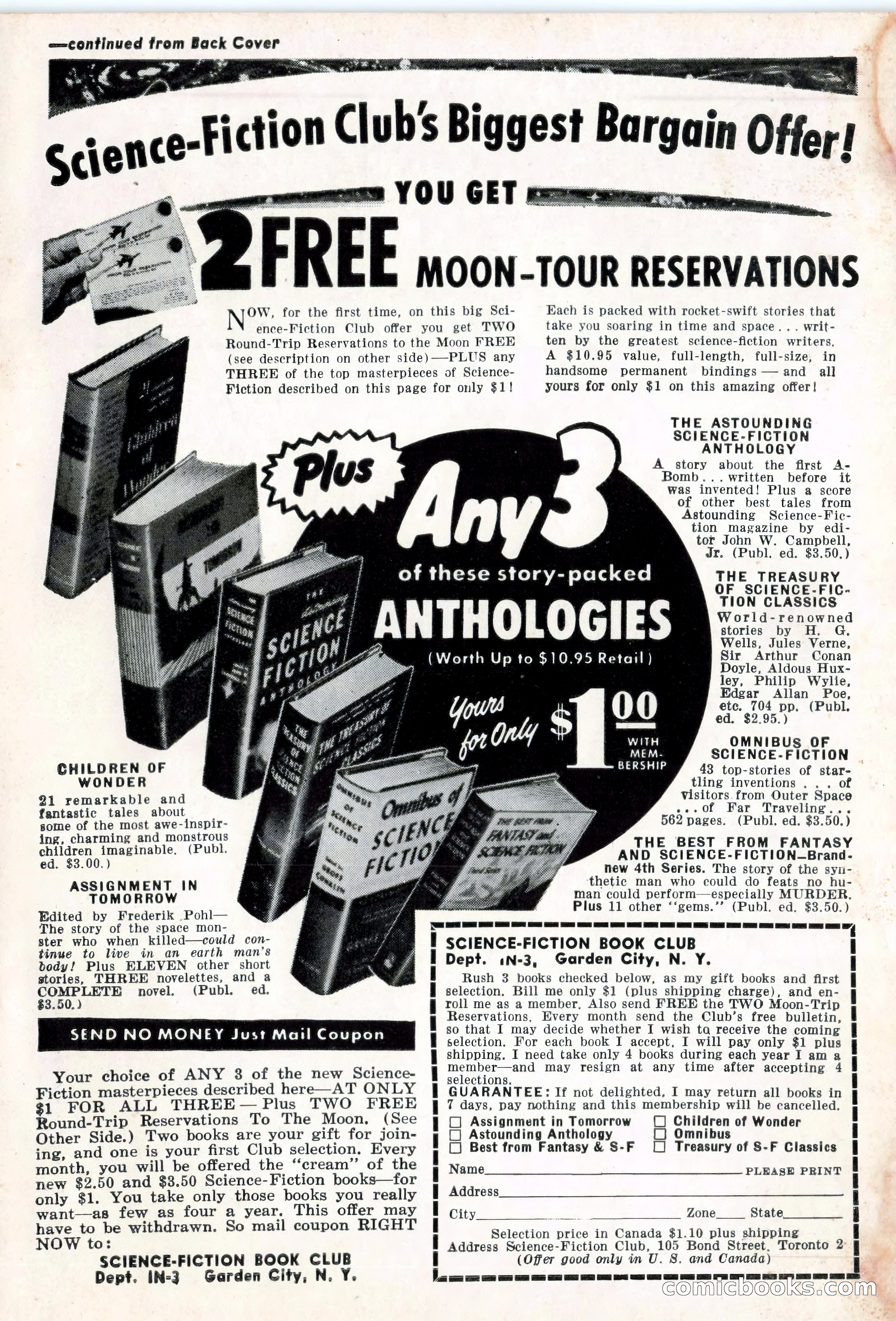 Infinity Science Fiction, February 1956 — page 131 of 132