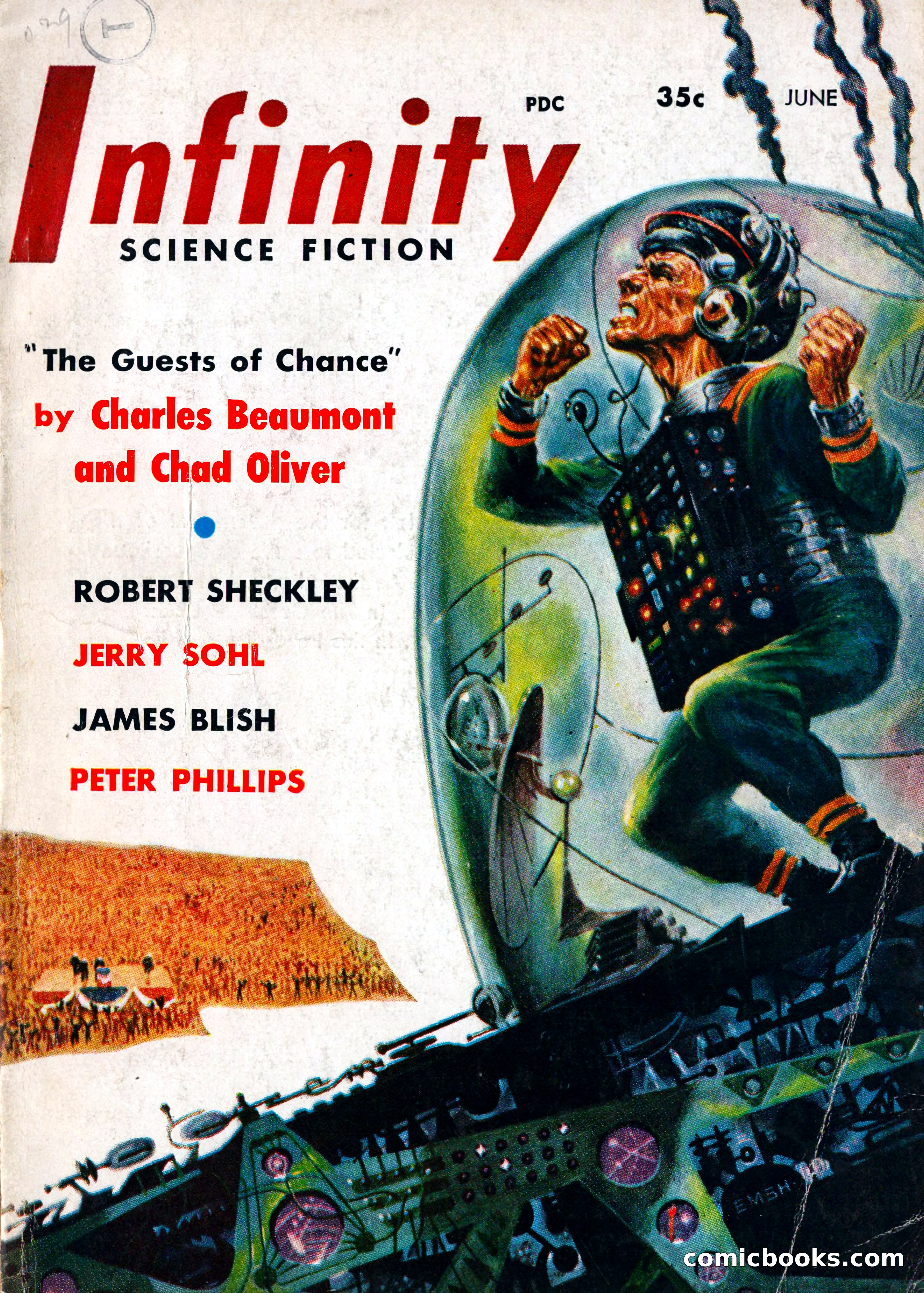 Infinity Science Fiction, June 1956 — page 1 of 132