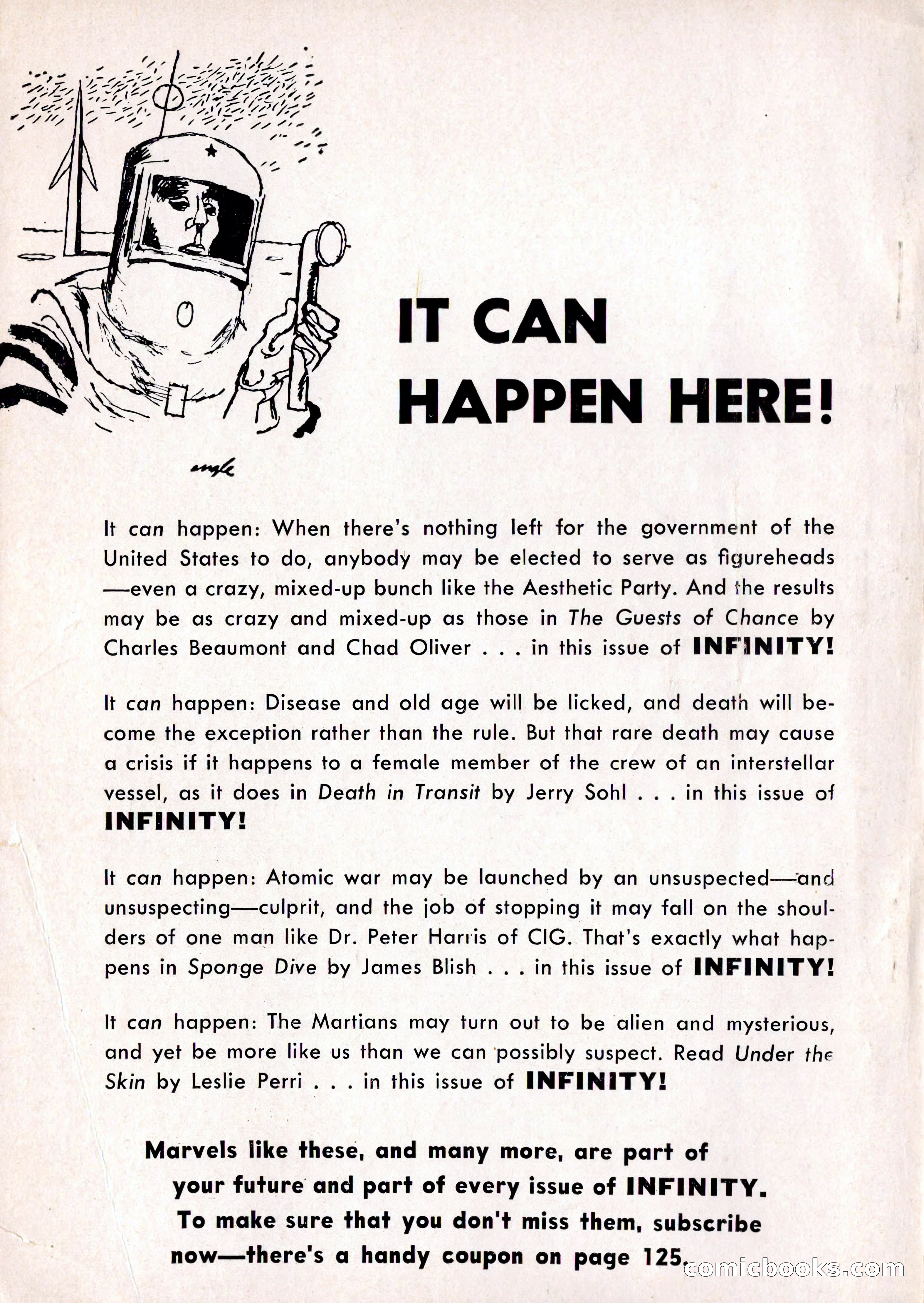 Infinity Science Fiction, June 1956 — page 2 of 132