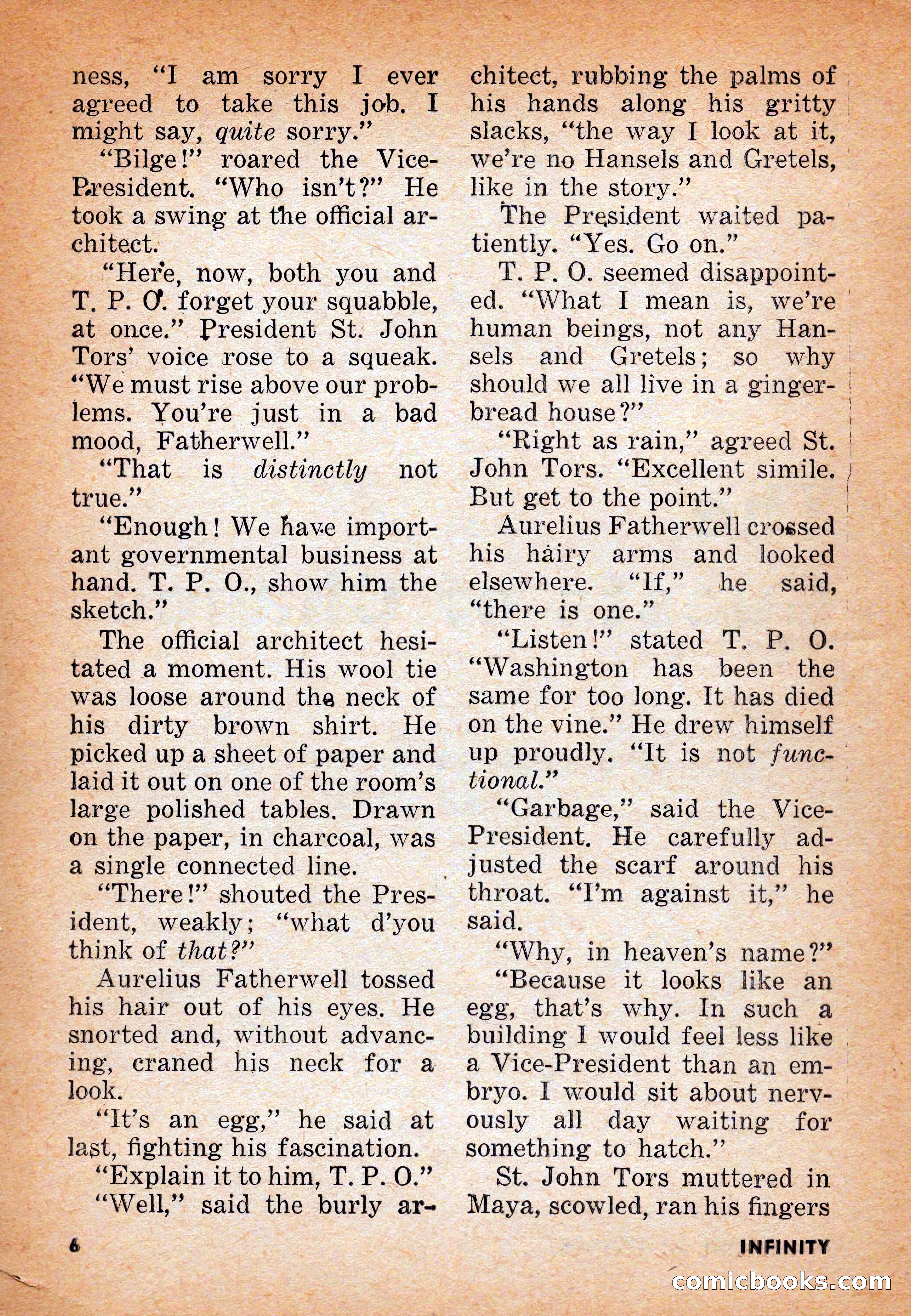 Infinity Science Fiction, June 1956 — page 6 of 132