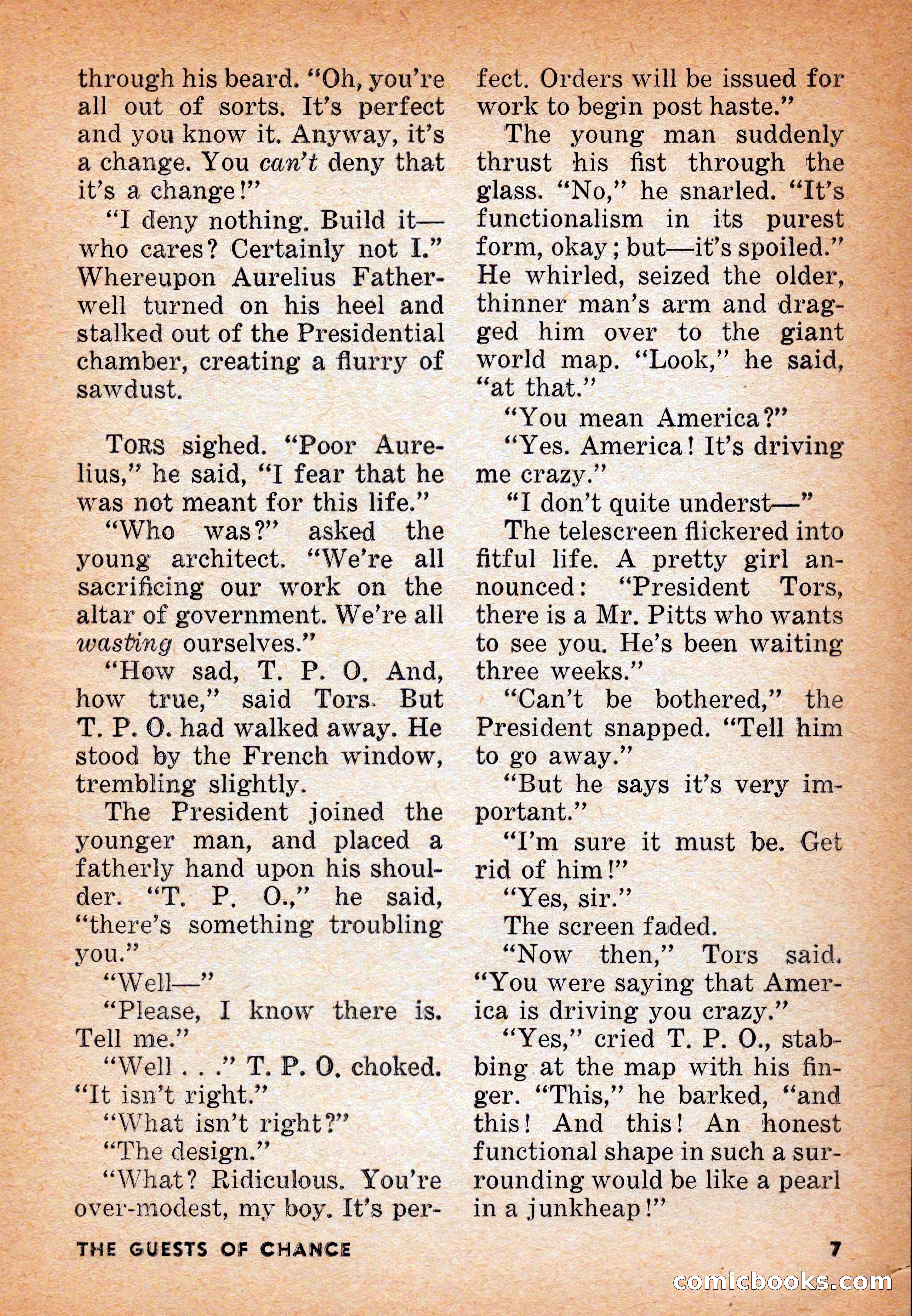 Infinity Science Fiction, June 1956 — page 7 of 132