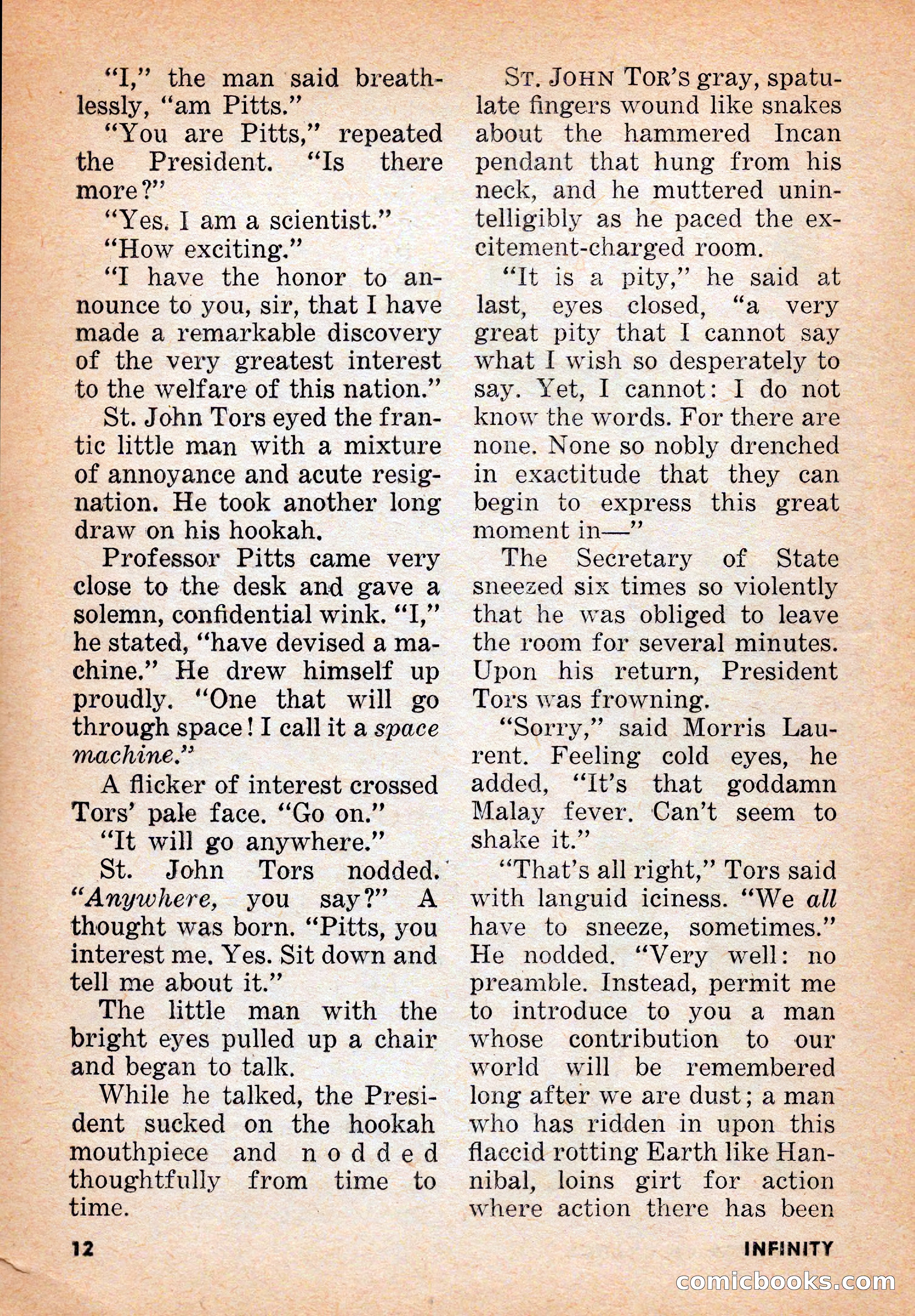 Infinity Science Fiction, June 1956 — page 12 of 132