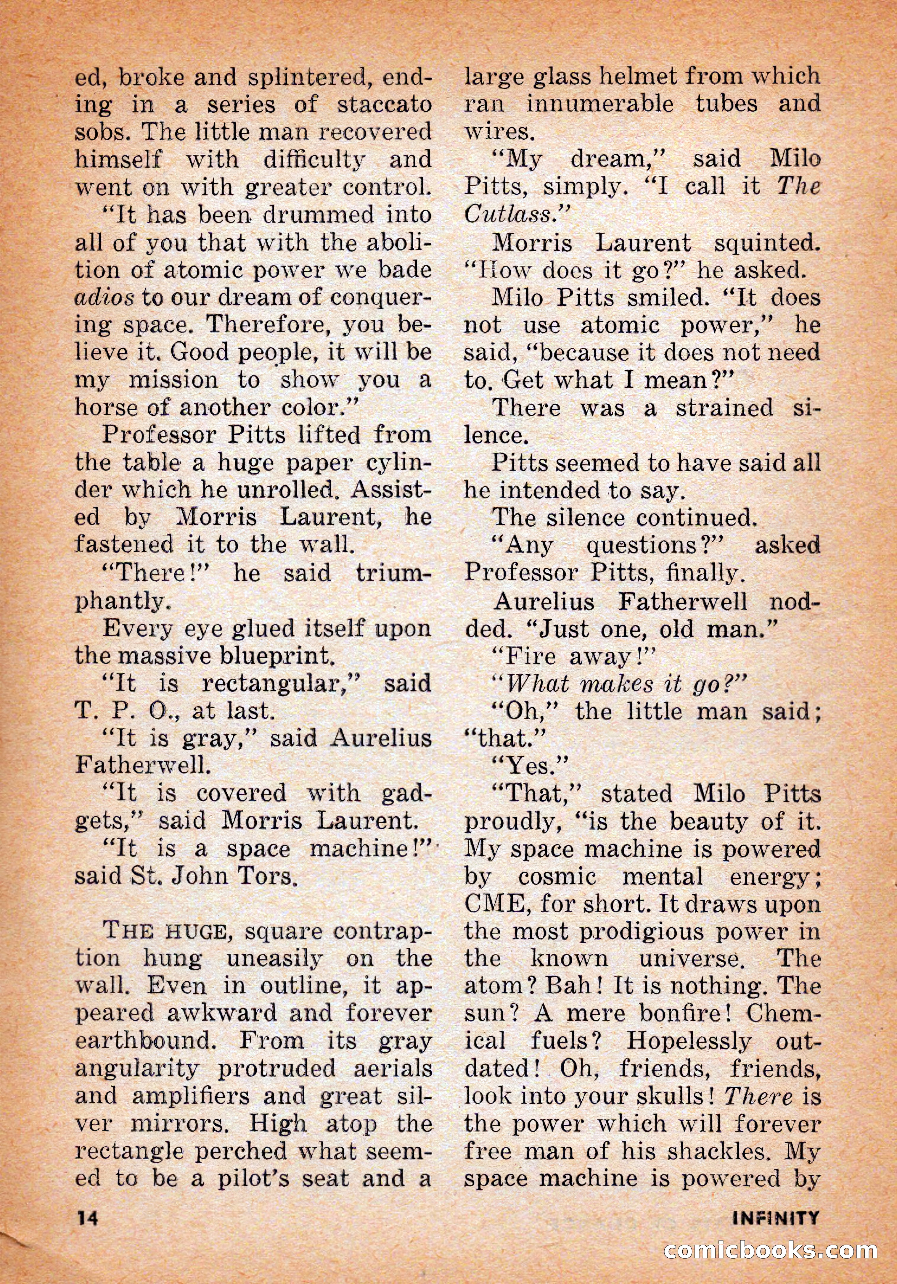 Infinity Science Fiction, June 1956 — page 14 of 132