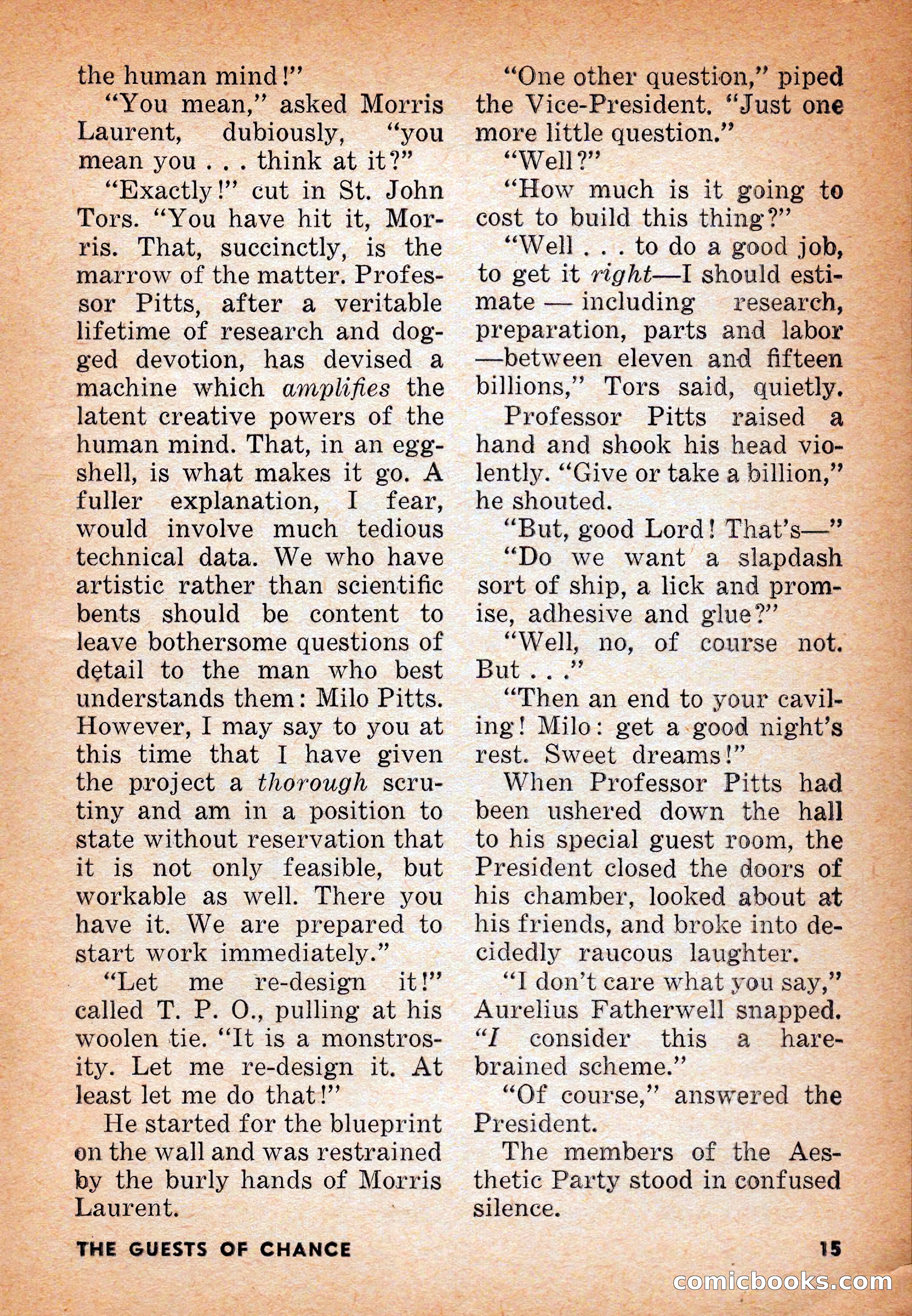 Infinity Science Fiction, June 1956 — page 15 of 132