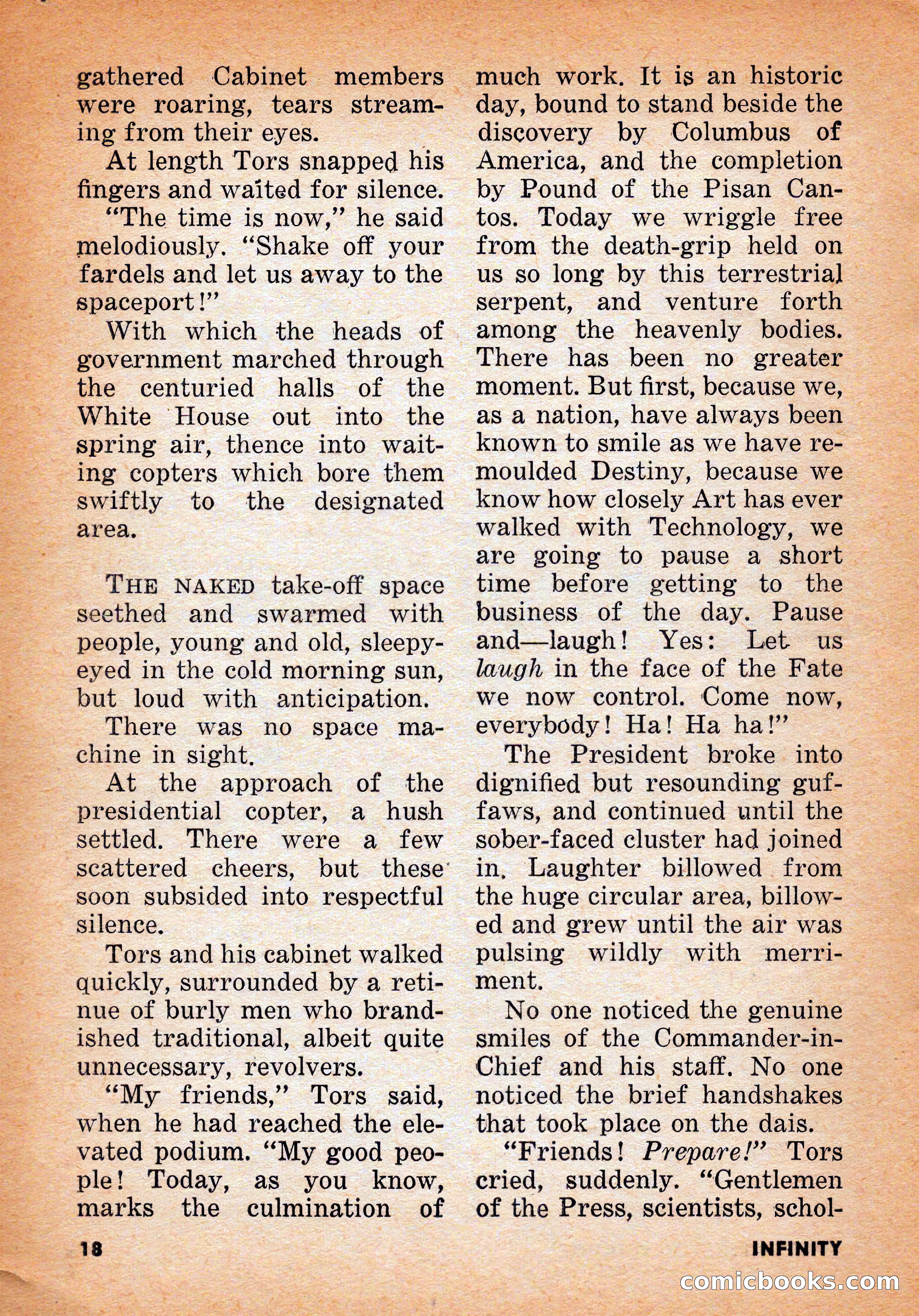 Infinity Science Fiction, June 1956 — page 18 of 132