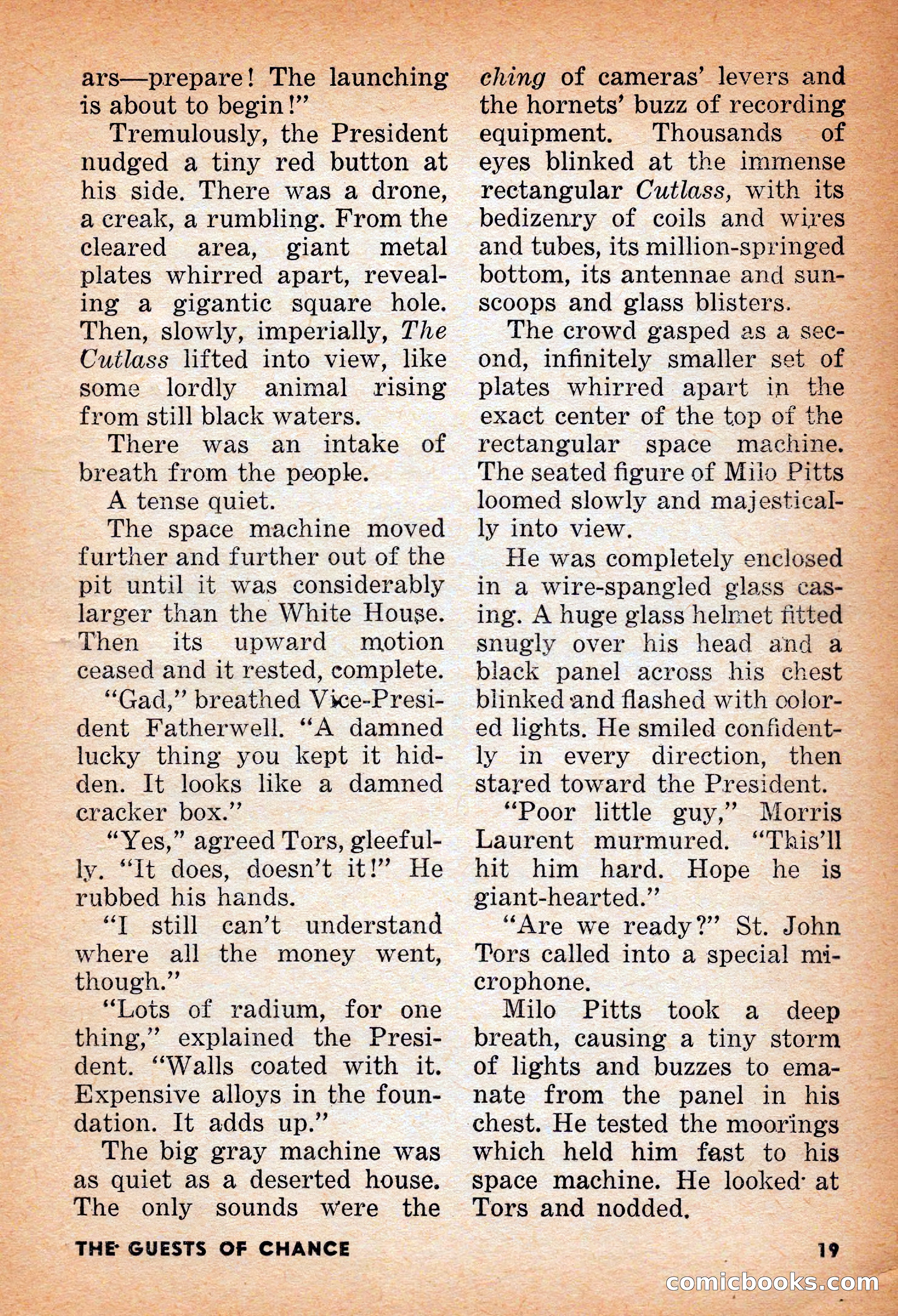 Infinity Science Fiction, June 1956 — page 19 of 132
