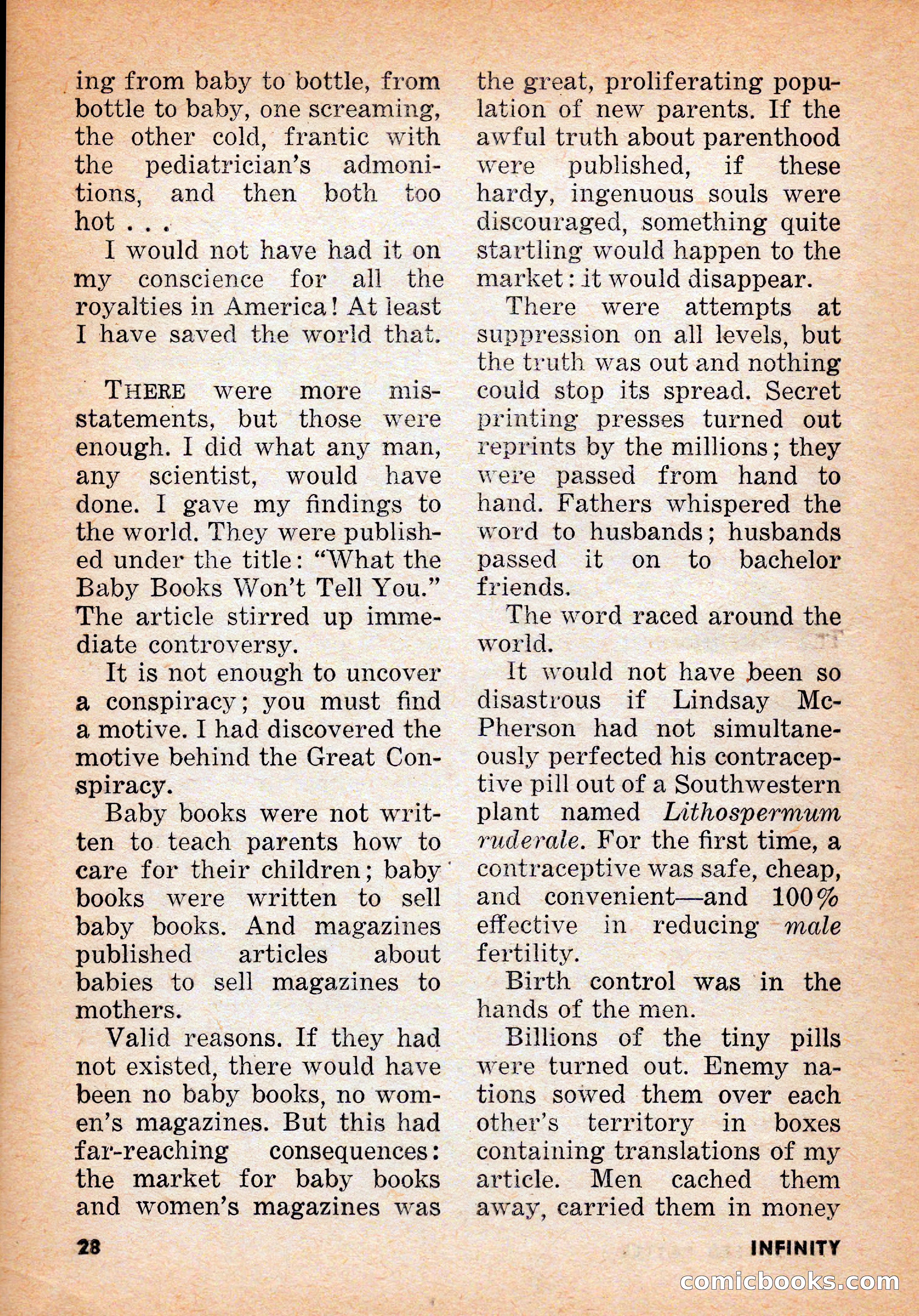 Infinity Science Fiction, June 1956 — page 28 of 132