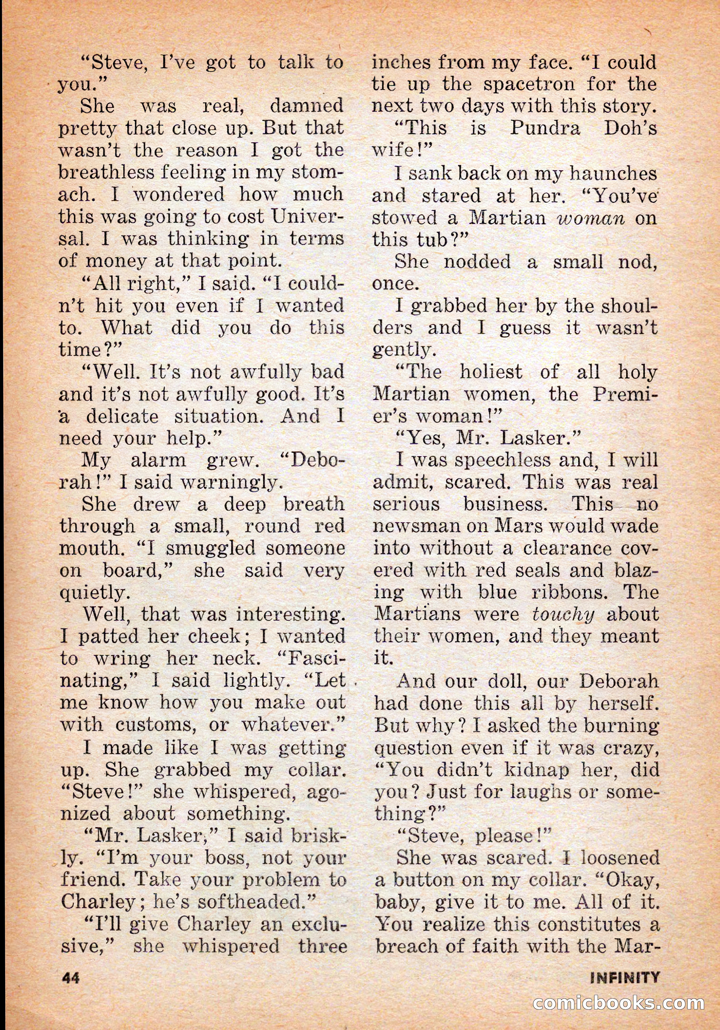 Infinity Science Fiction, June 1956 — page 44 of 132