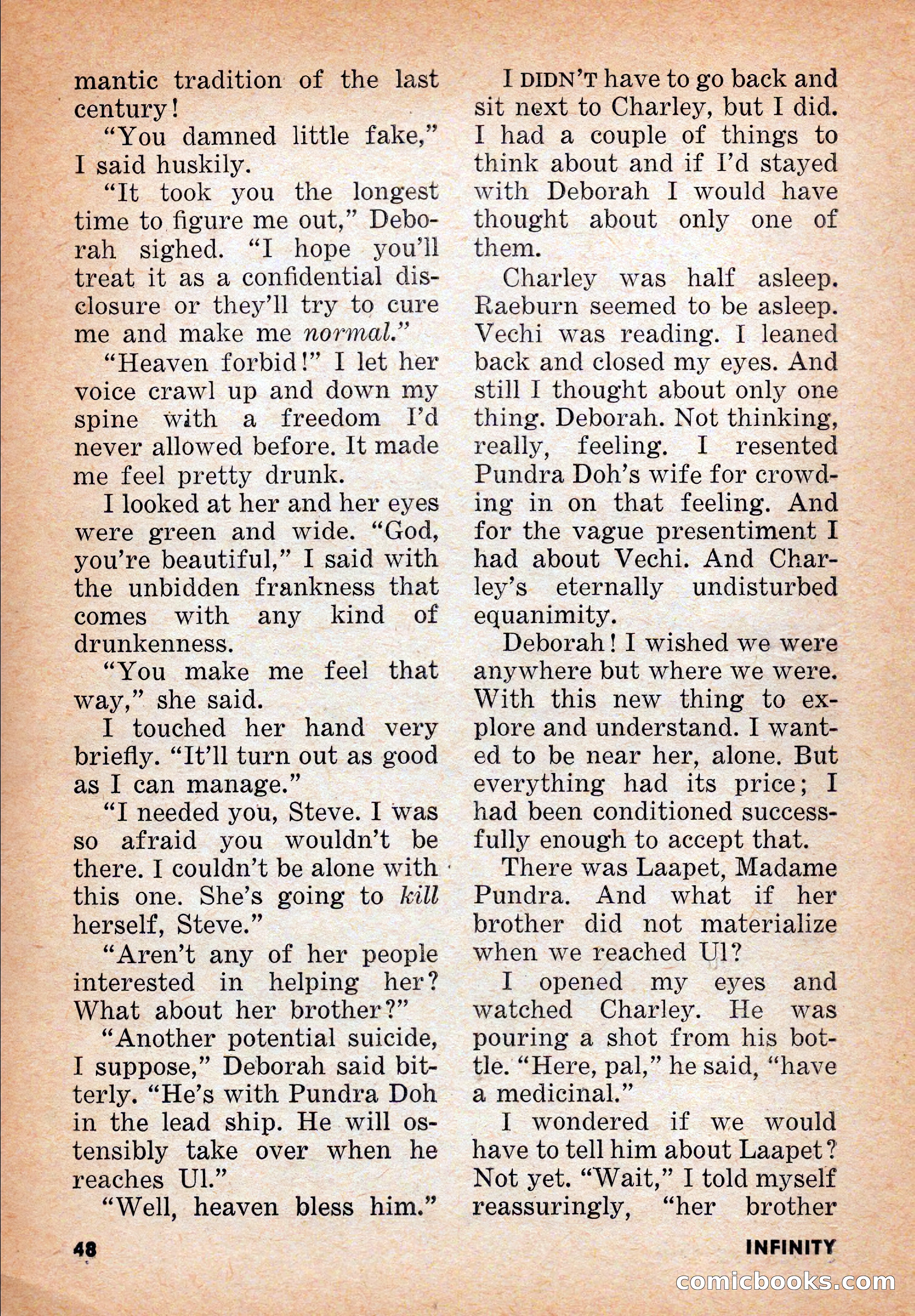 Infinity Science Fiction, June 1956 — page 48 of 132