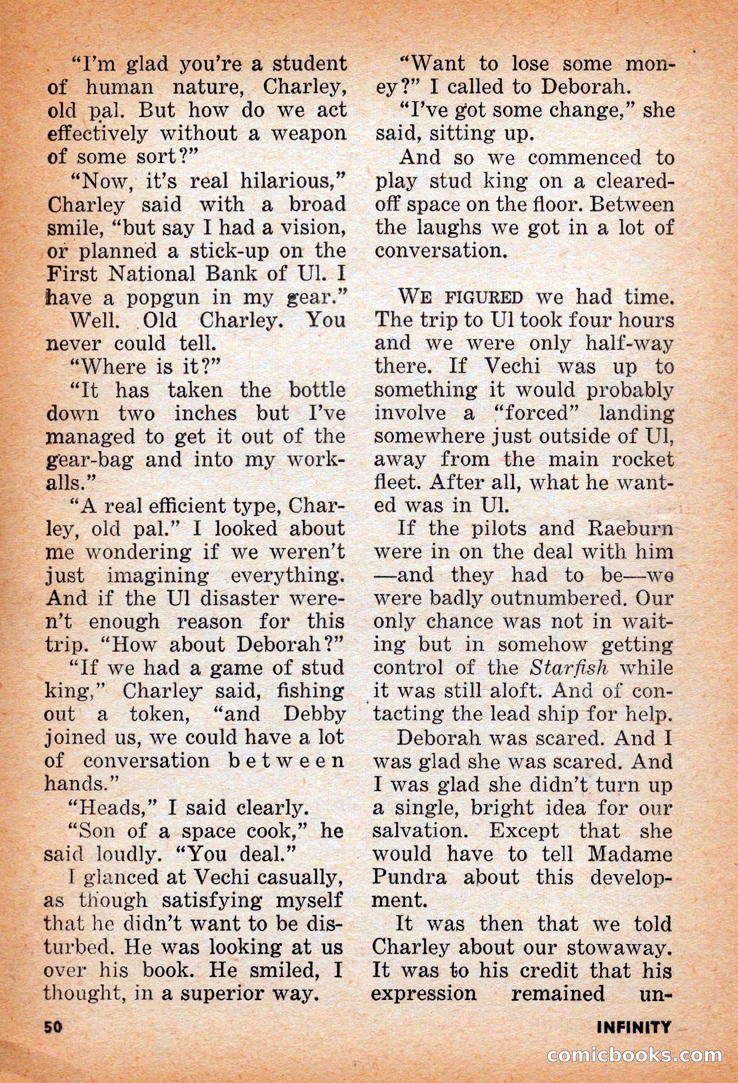 Infinity Science Fiction, June 1956 — page 50 of 132
