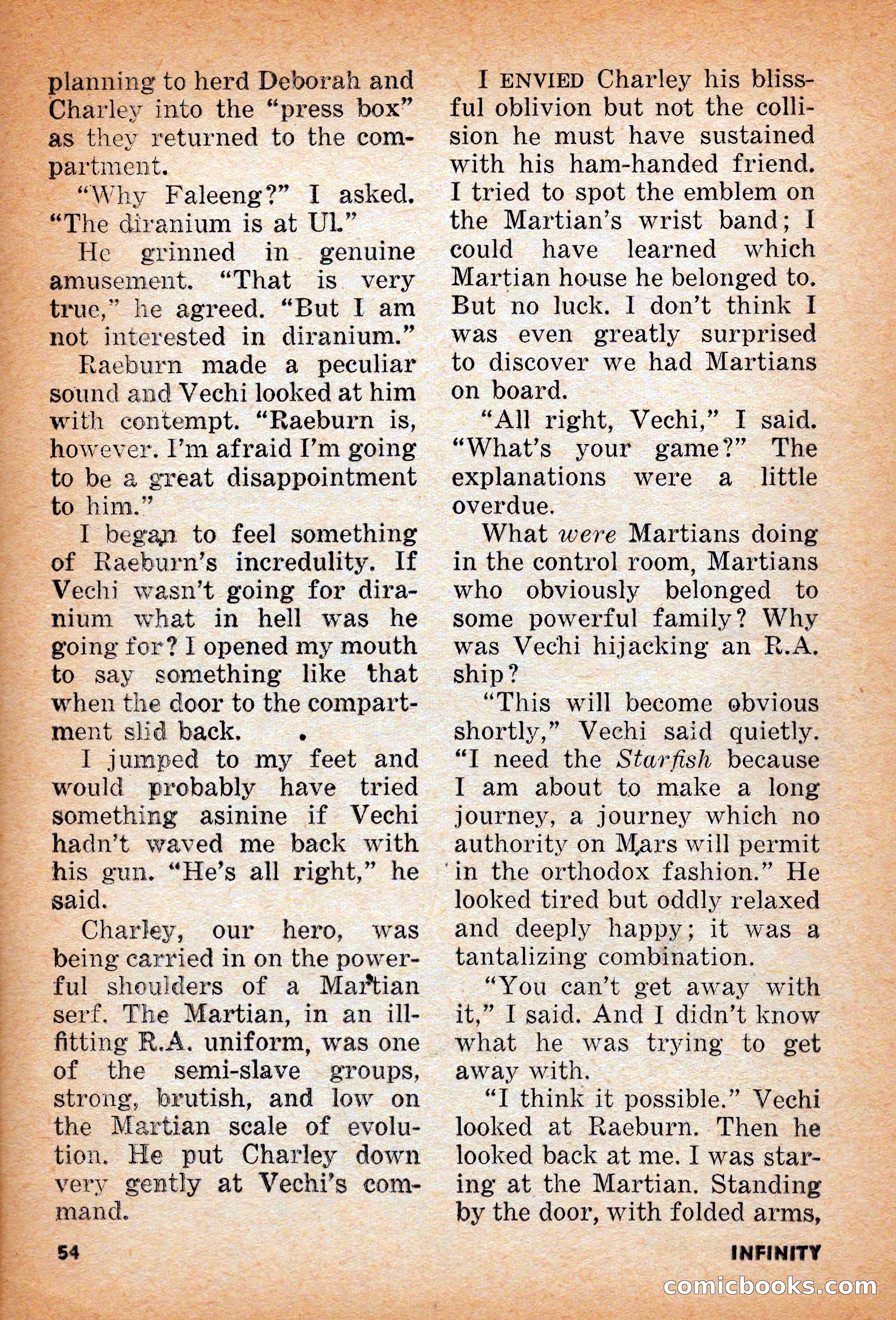 Infinity Science Fiction, June 1956 — page 54 of 132