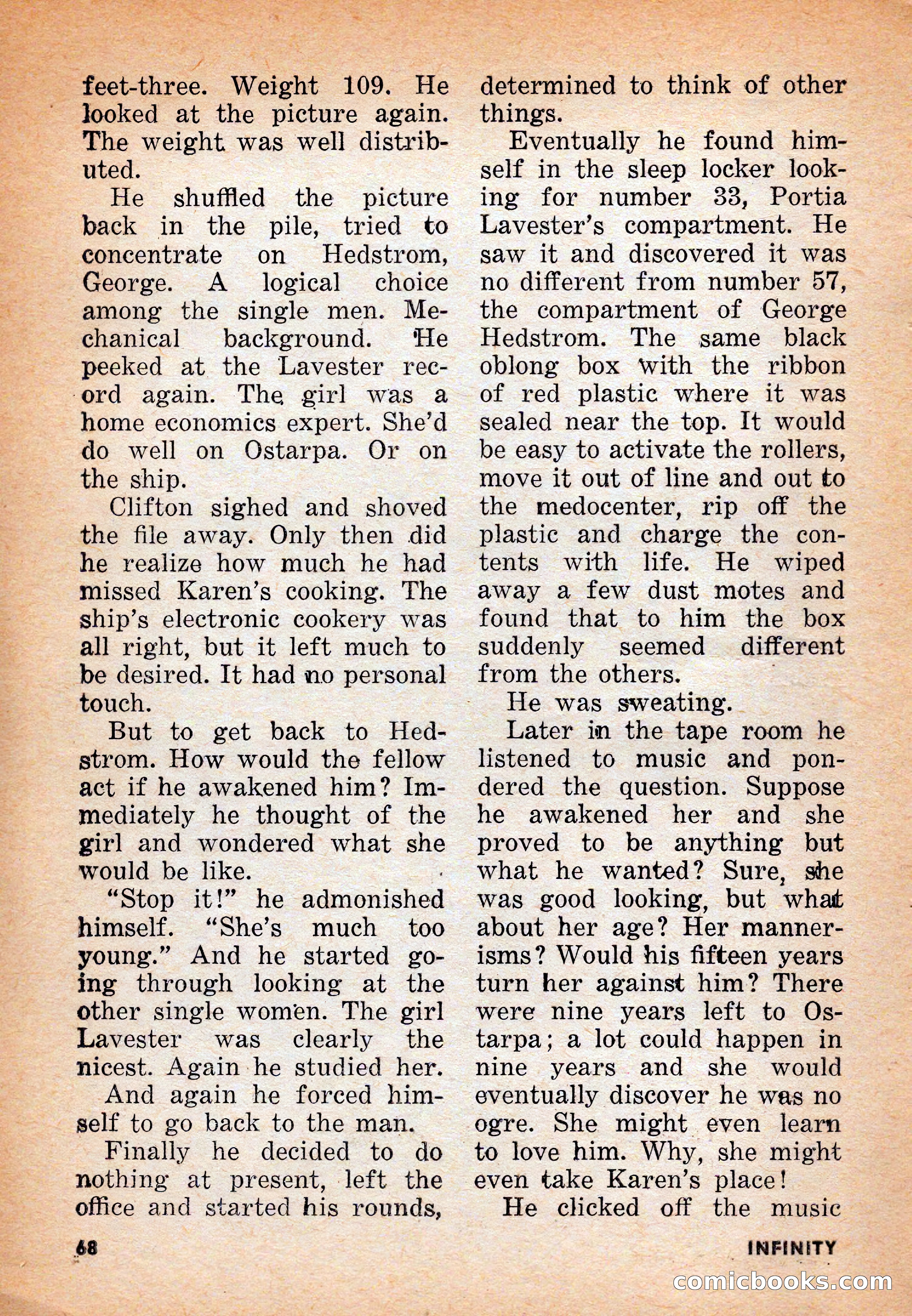 Infinity Science Fiction, June 1956 — page 68 of 132