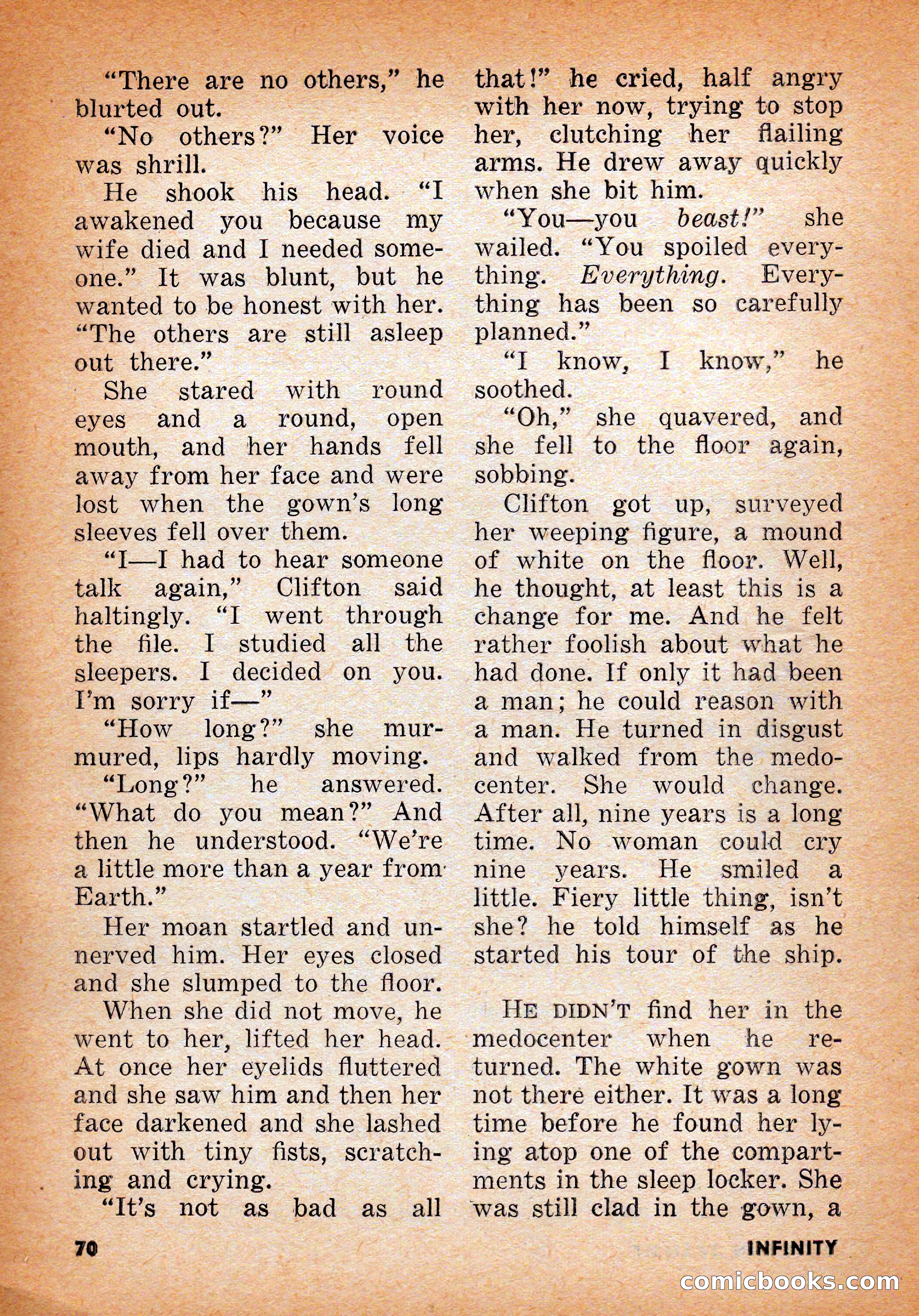 Infinity Science Fiction, June 1956 — page 70 of 132
