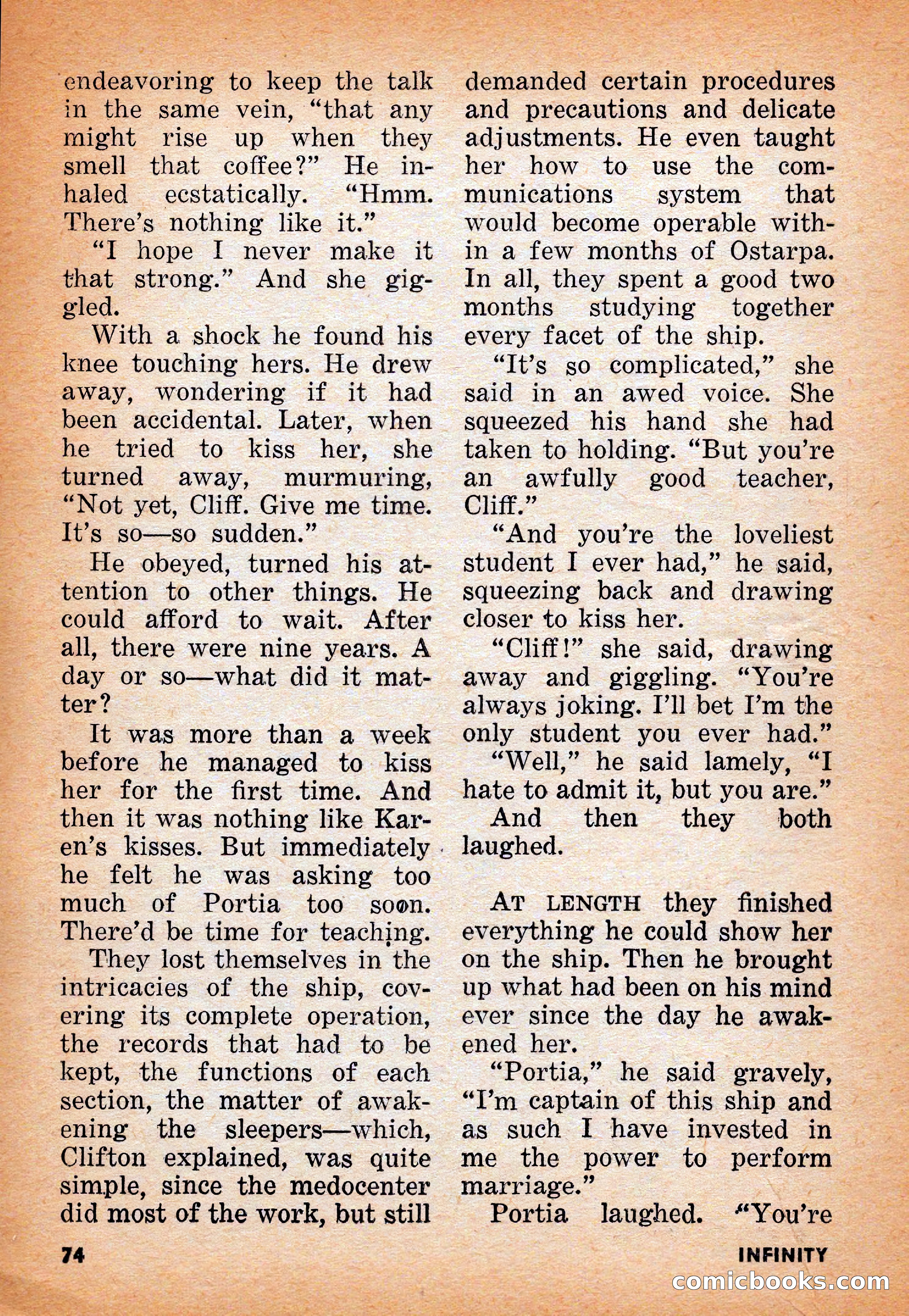 Infinity Science Fiction, June 1956 — page 74 of 132