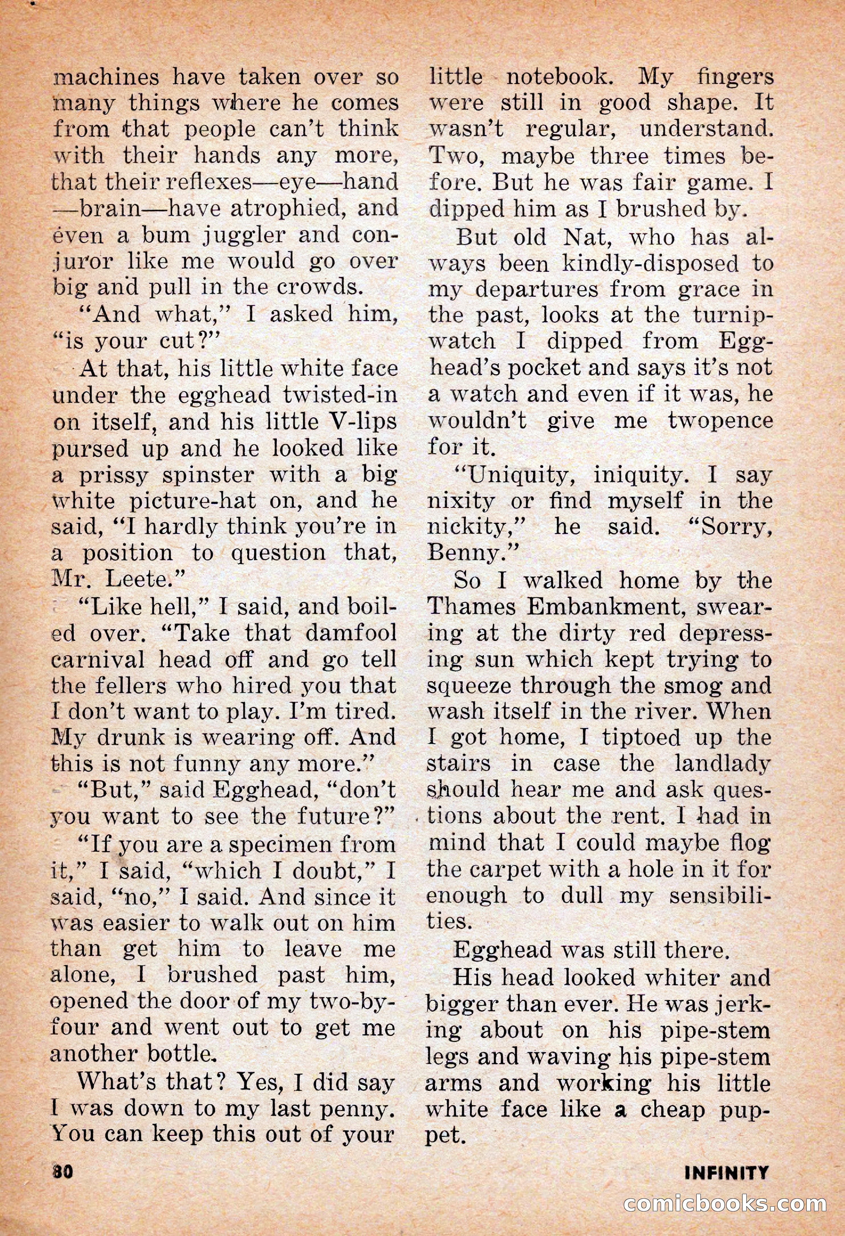Infinity Science Fiction, June 1956 — page 80 of 132