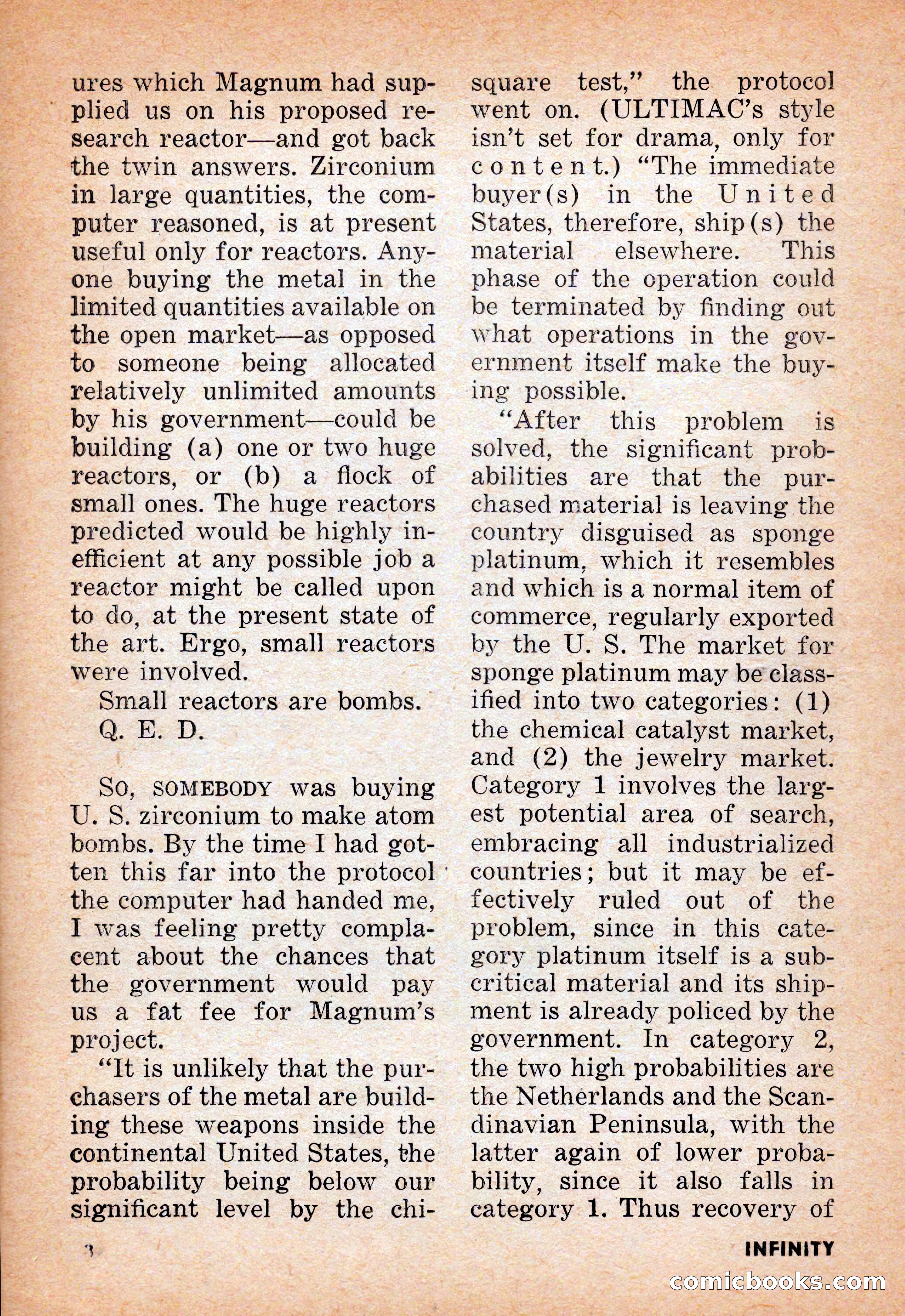 Infinity Science Fiction, June 1956 — page 88 of 132