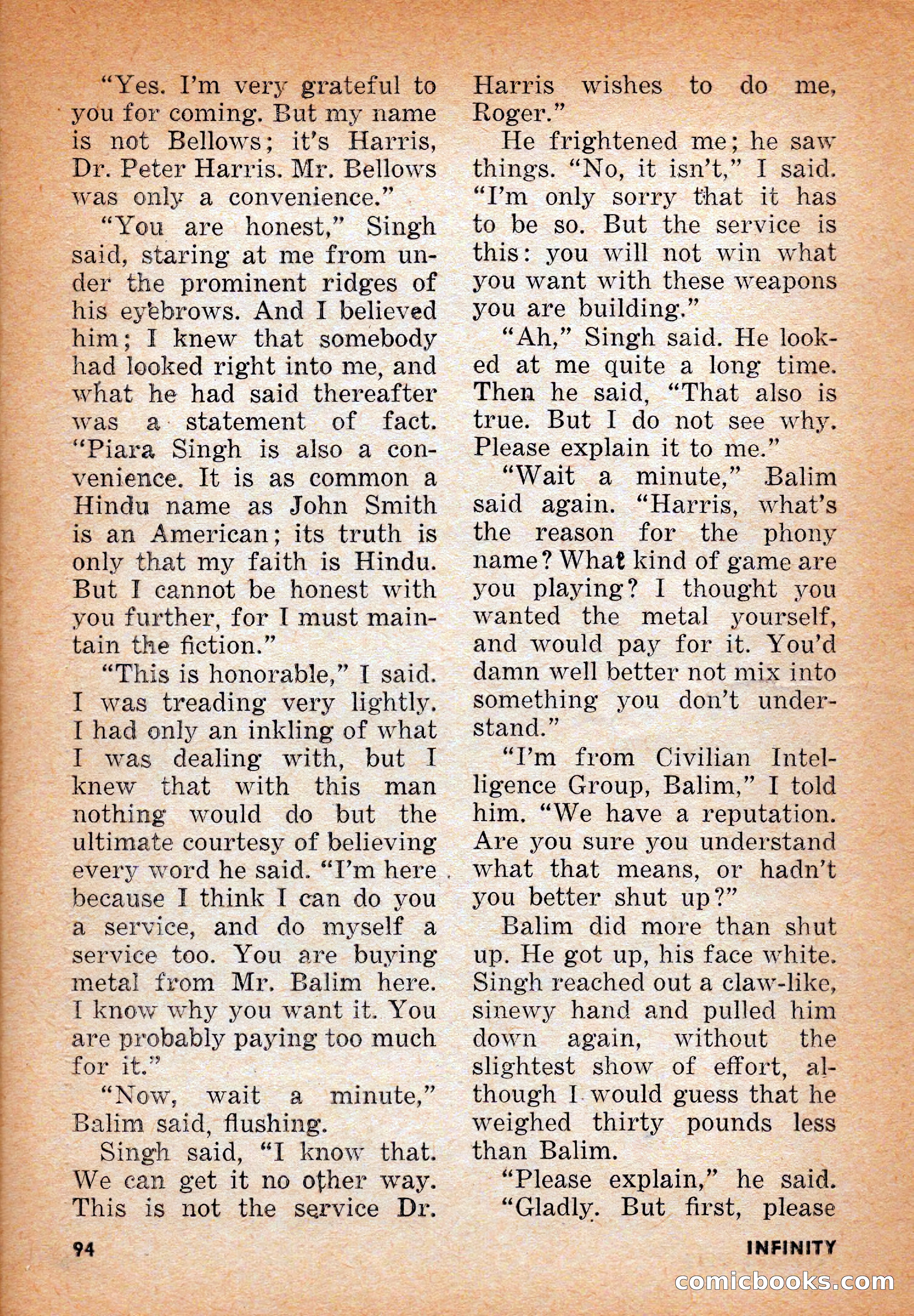 Infinity Science Fiction, June 1956 — page 94 of 132