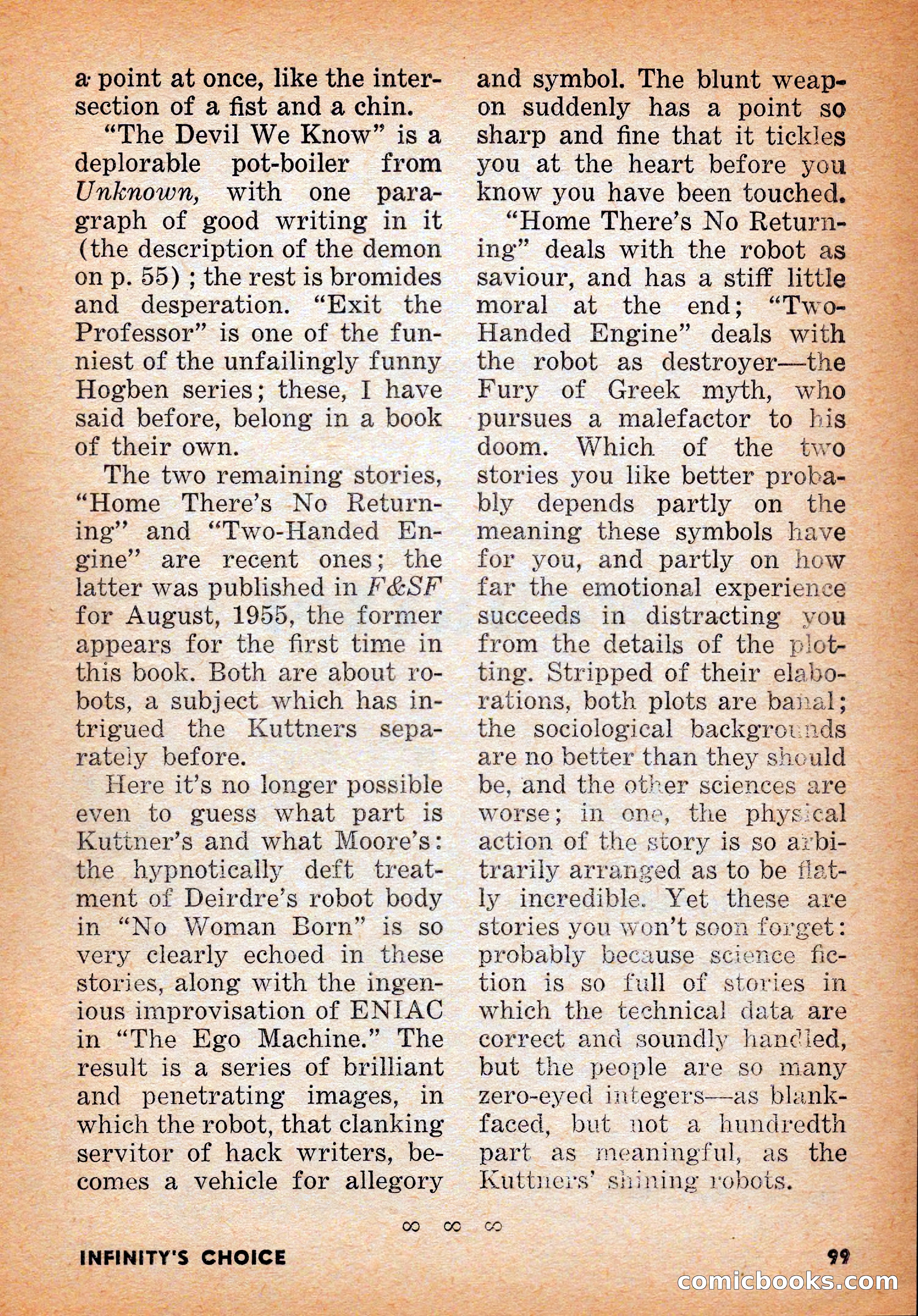 Infinity Science Fiction, June 1956 — page 99 of 132