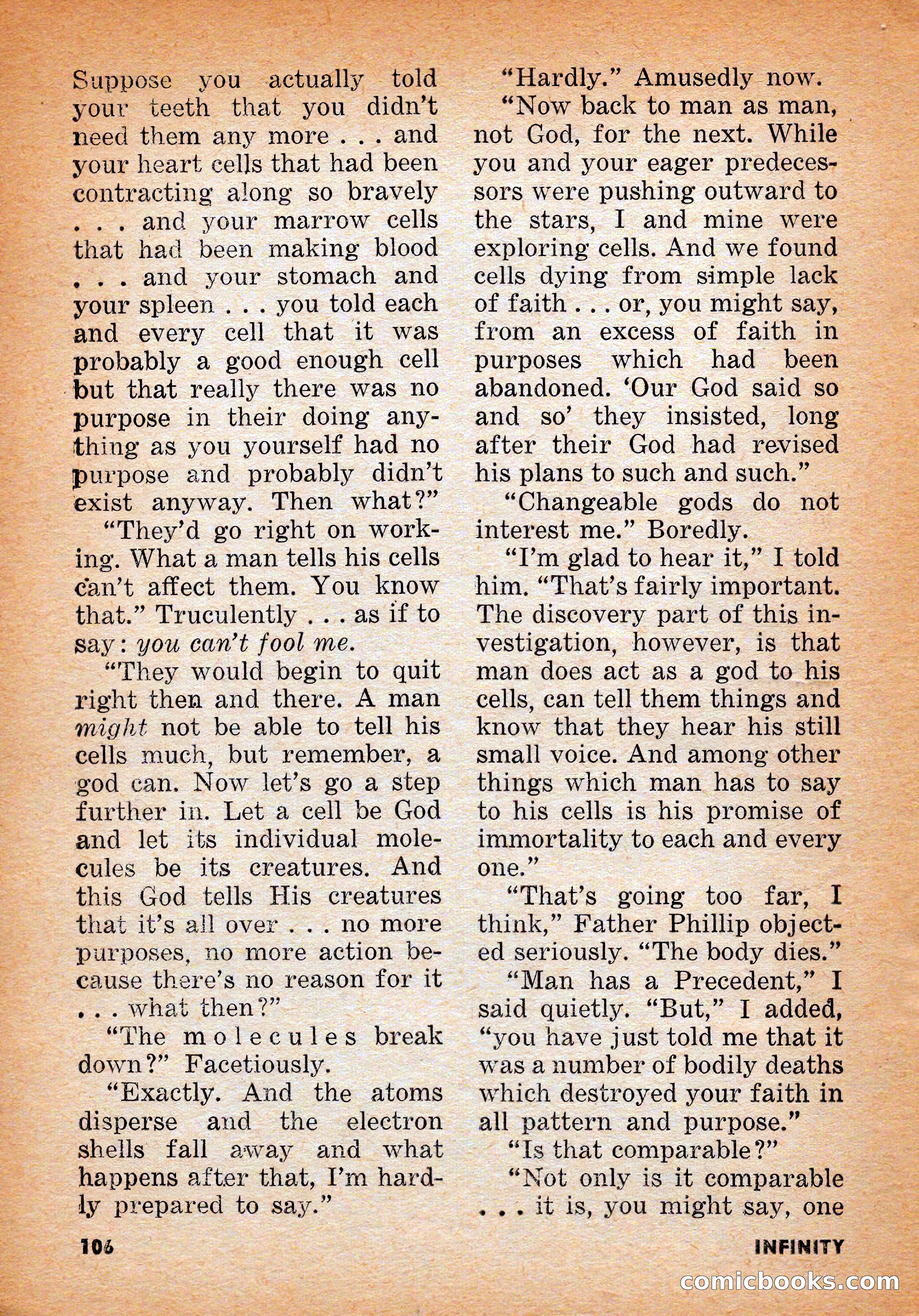 Infinity Science Fiction, June 1956 — page 106 of 132