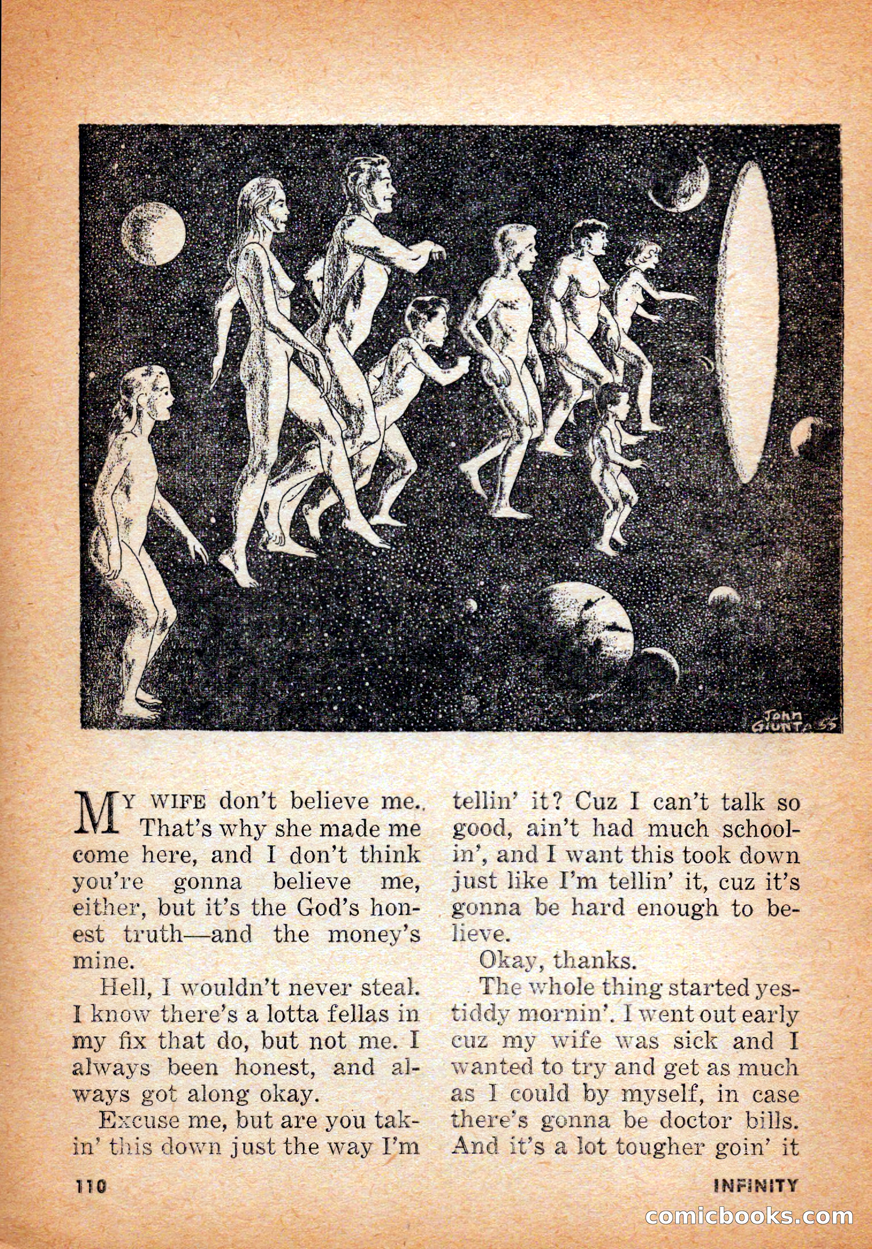 Infinity Science Fiction, June 1956 — page 110 of 132