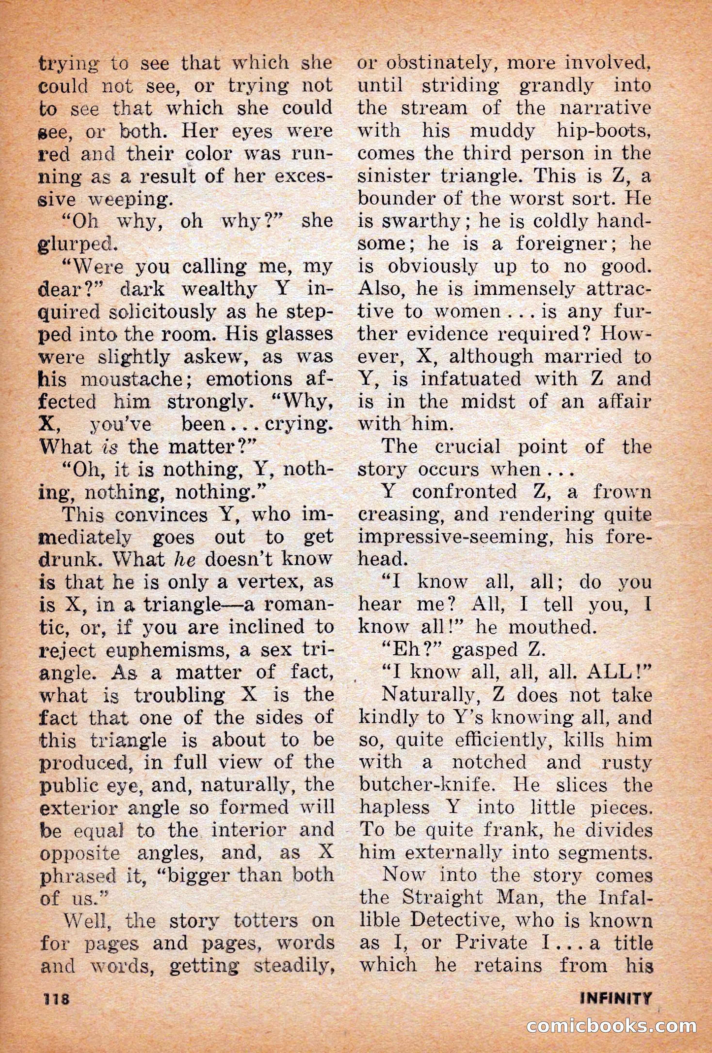 Infinity Science Fiction, June 1956 — page 118 of 132