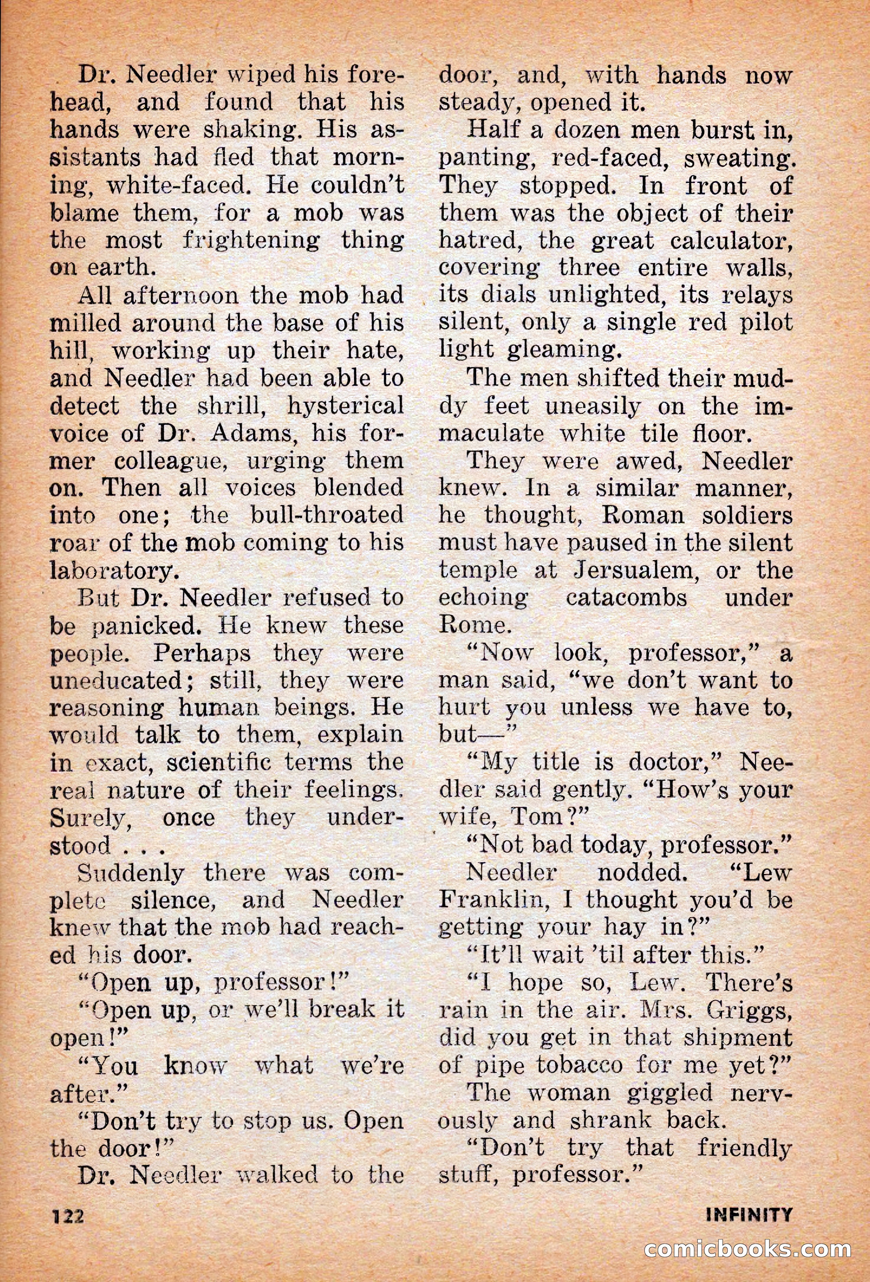 Infinity Science Fiction, June 1956 — page 122 of 132