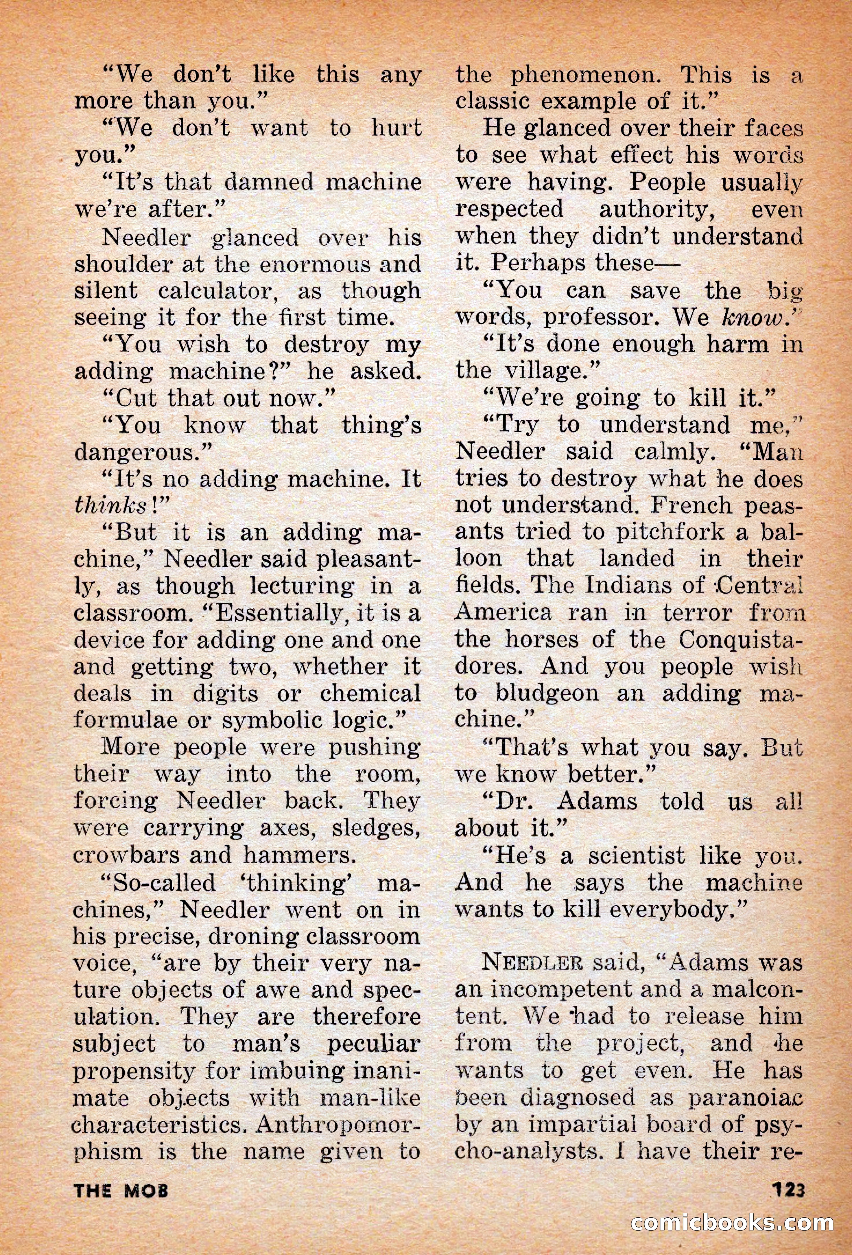 Infinity Science Fiction, June 1956 — page 123 of 132