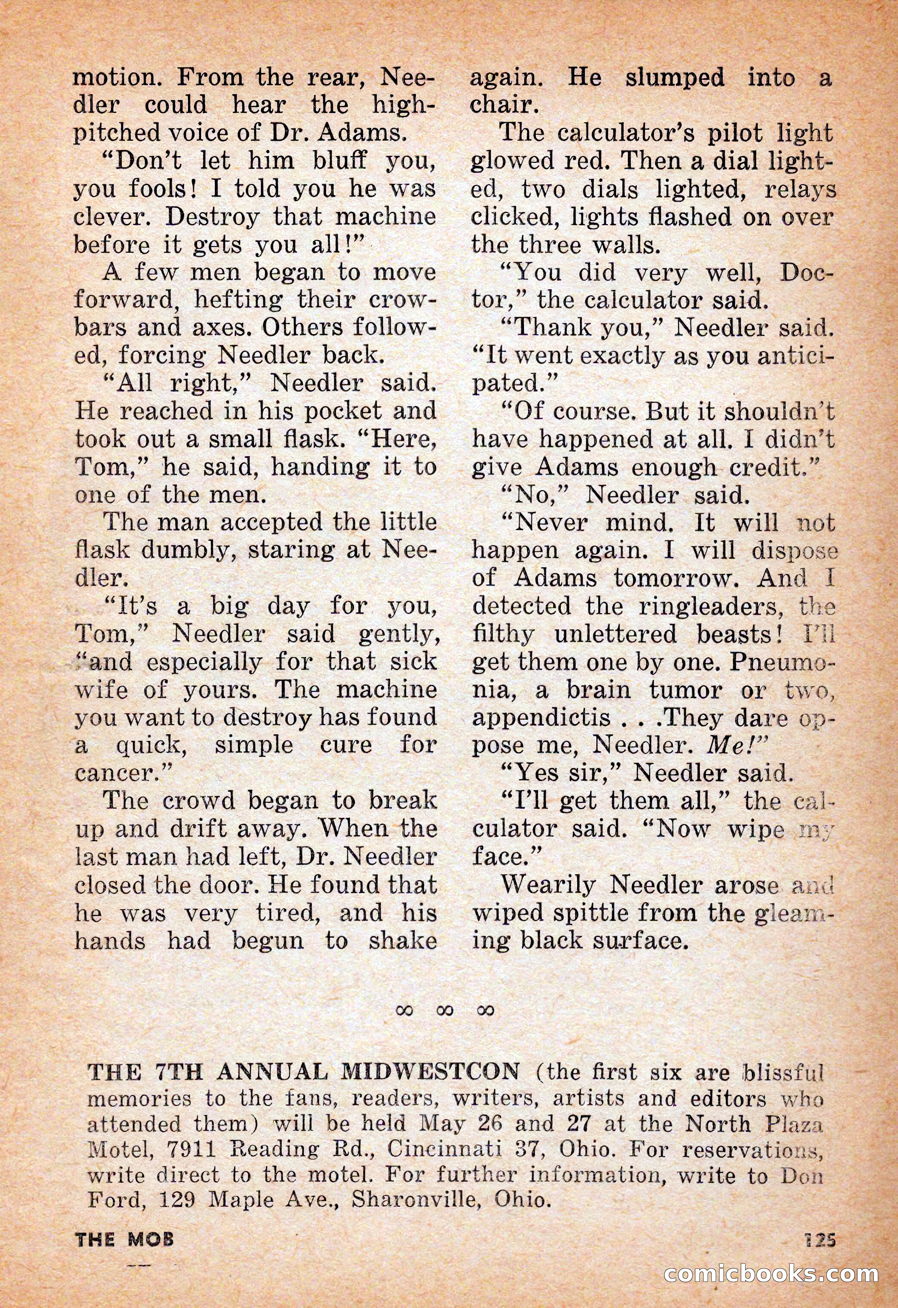 Infinity Science Fiction, June 1956 — page 125 of 132