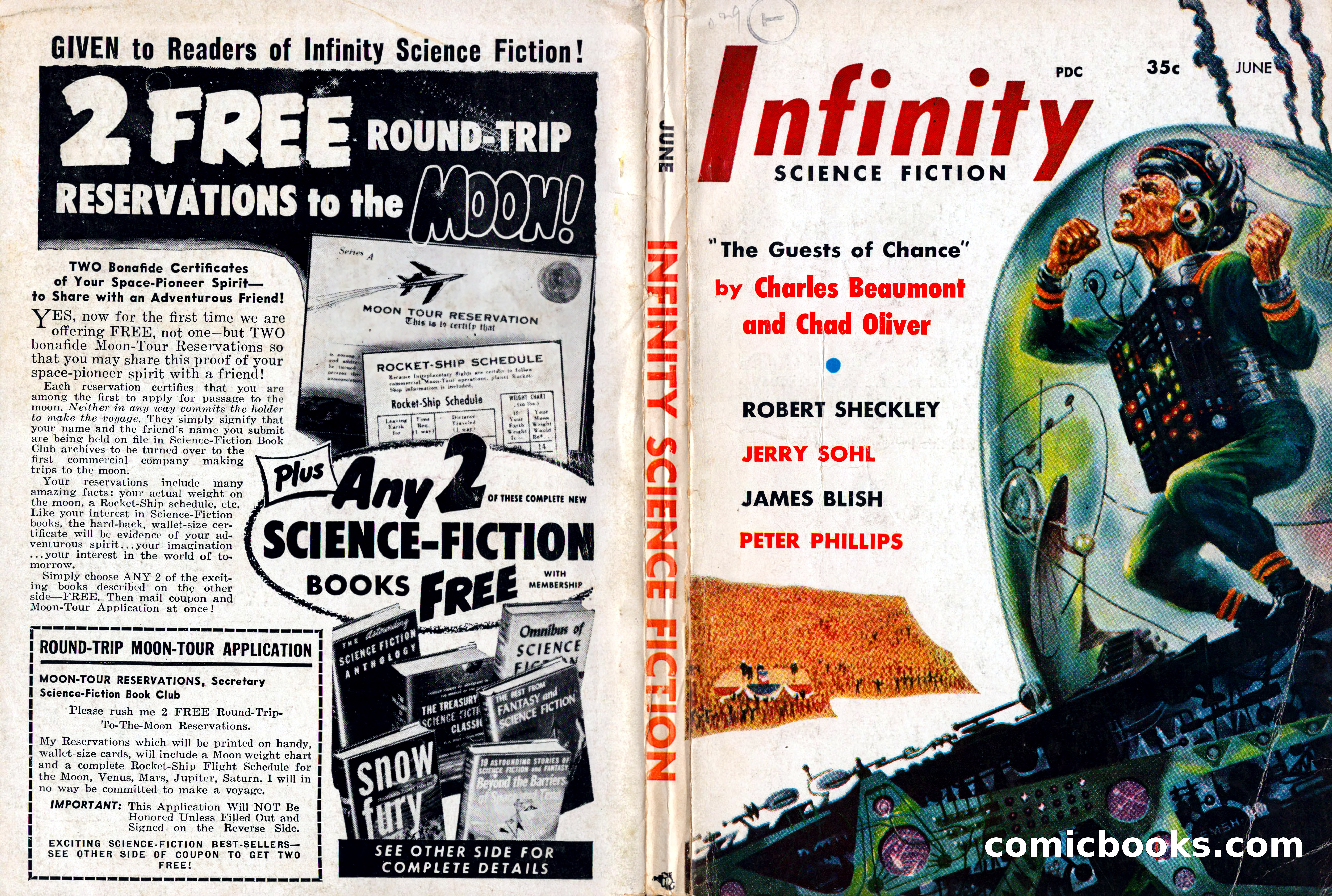 Infinity Science Fiction, June 1956 — page 132 of 132
