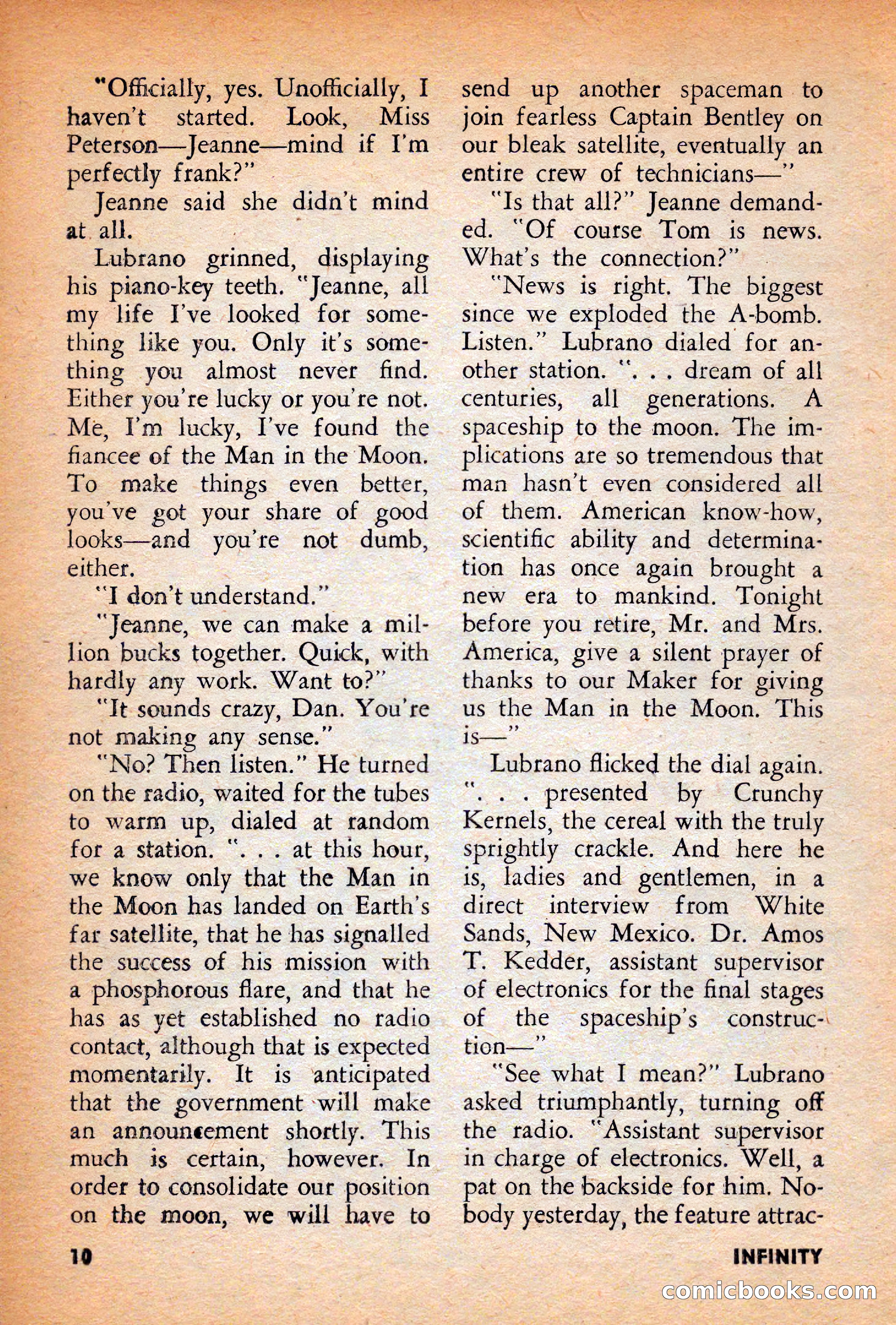 Infinity Science Fiction, December 1956 — page 10 of 132