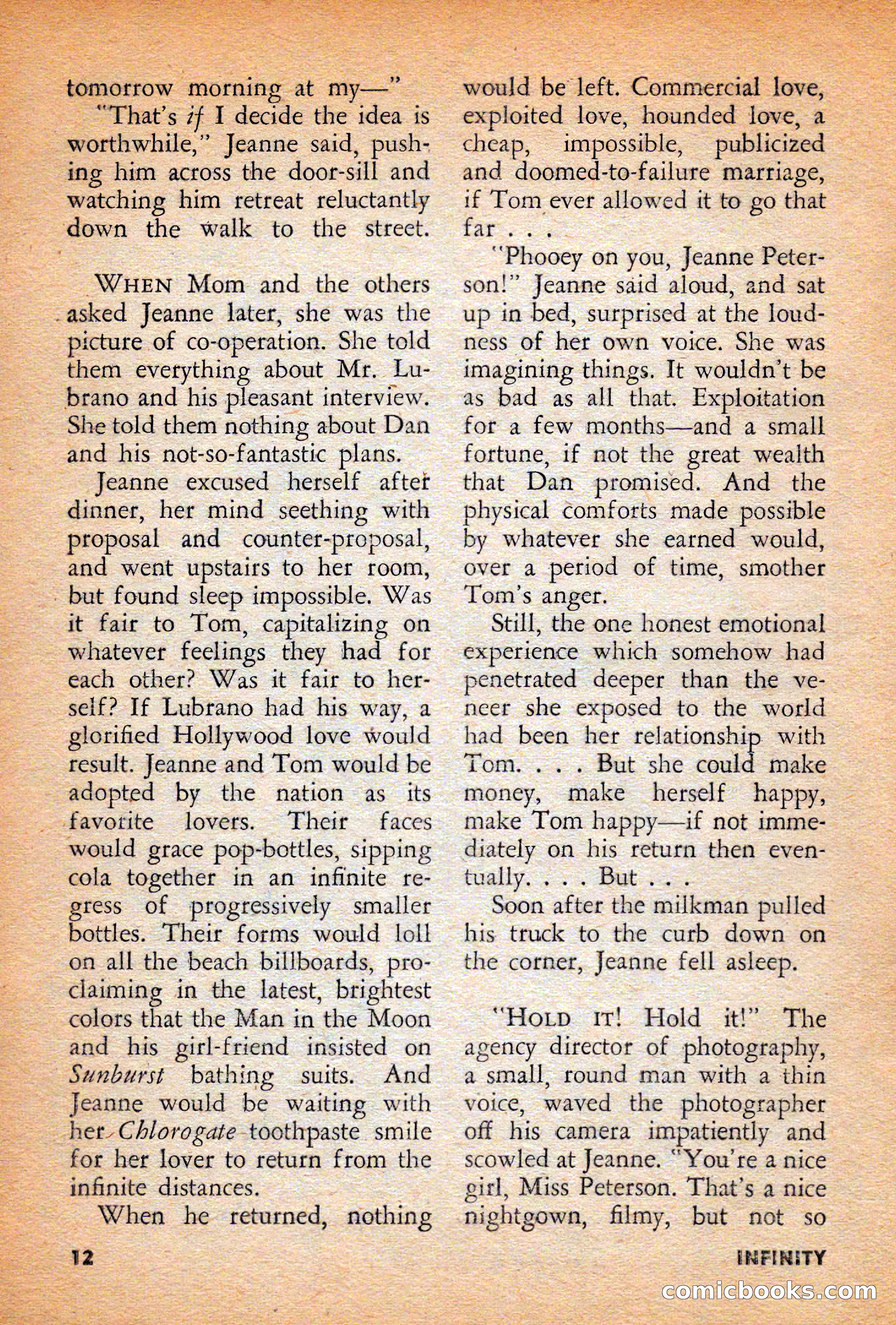 Infinity Science Fiction, December 1956 — page 12 of 132