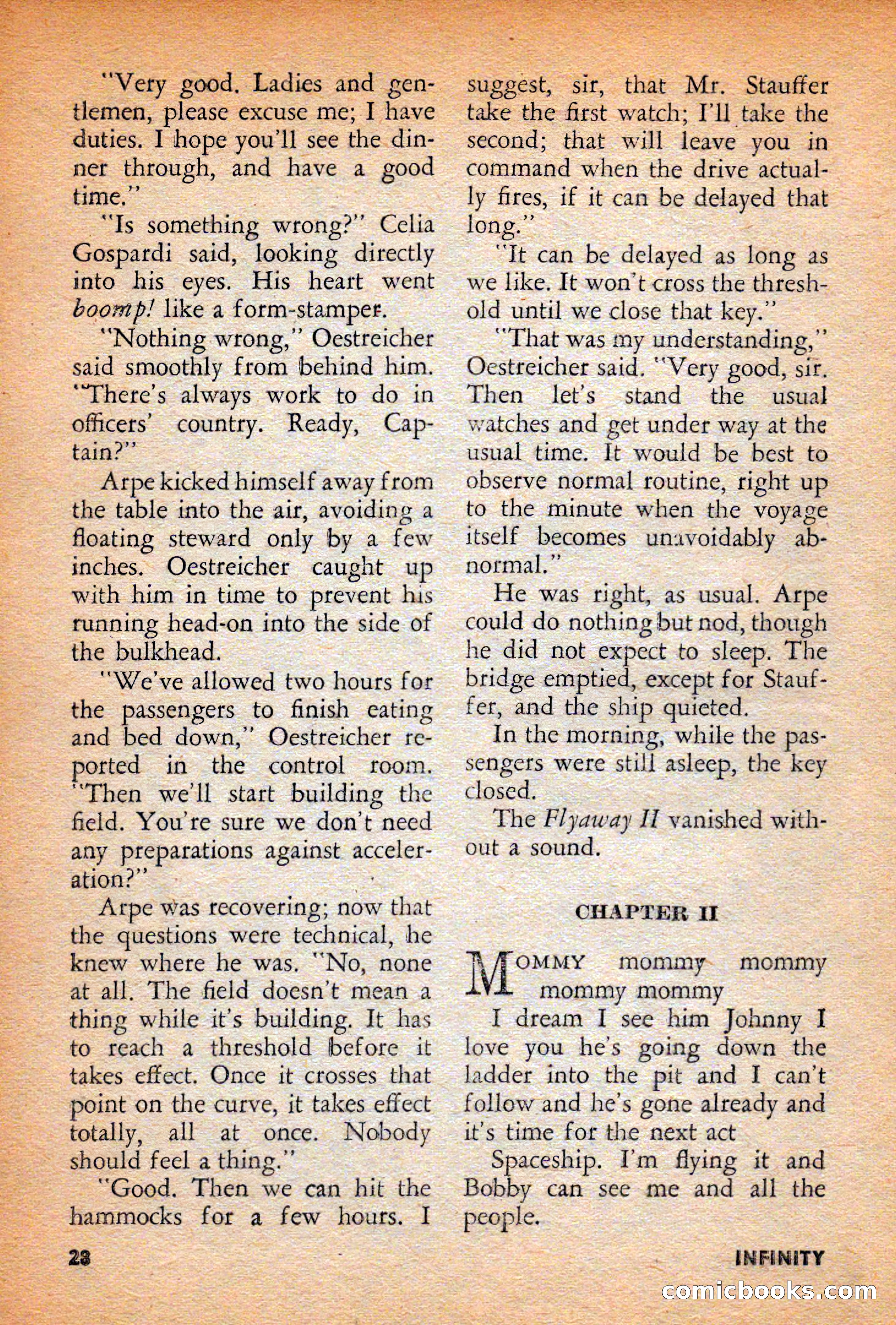 Infinity Science Fiction, December 1956 — page 28 of 132