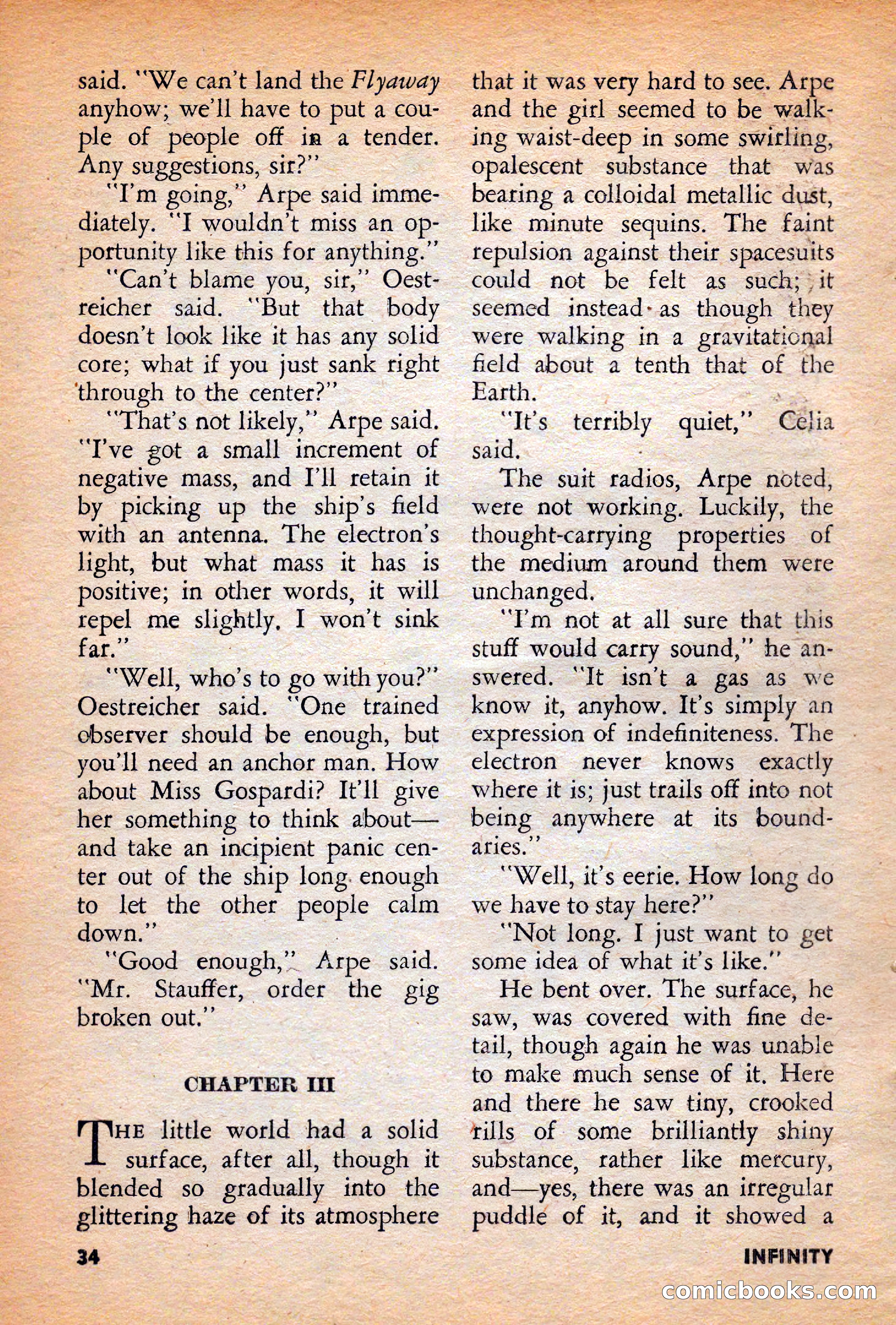 Infinity Science Fiction, December 1956 — page 34 of 132