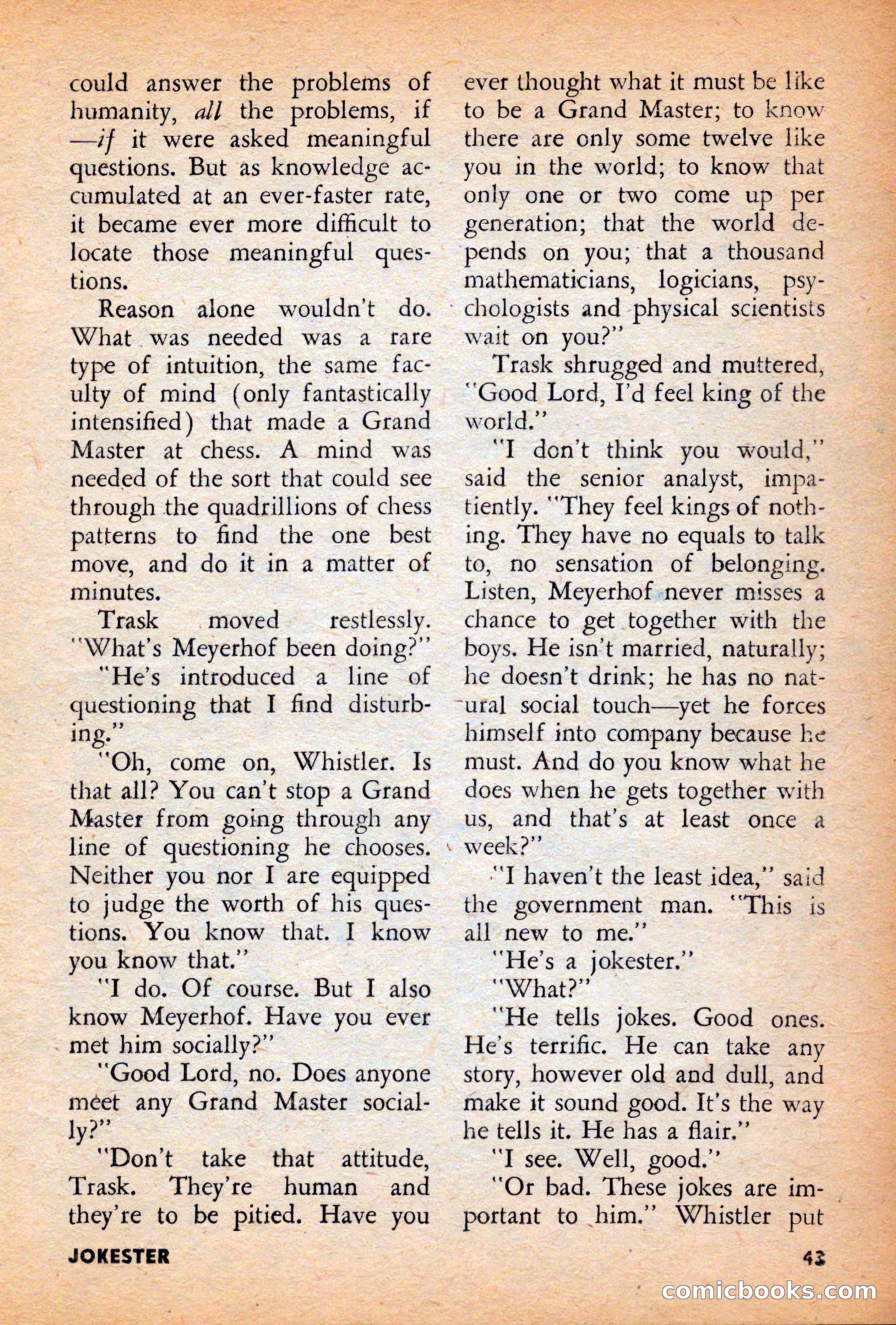 Infinity Science Fiction, December 1956 — page 43 of 132