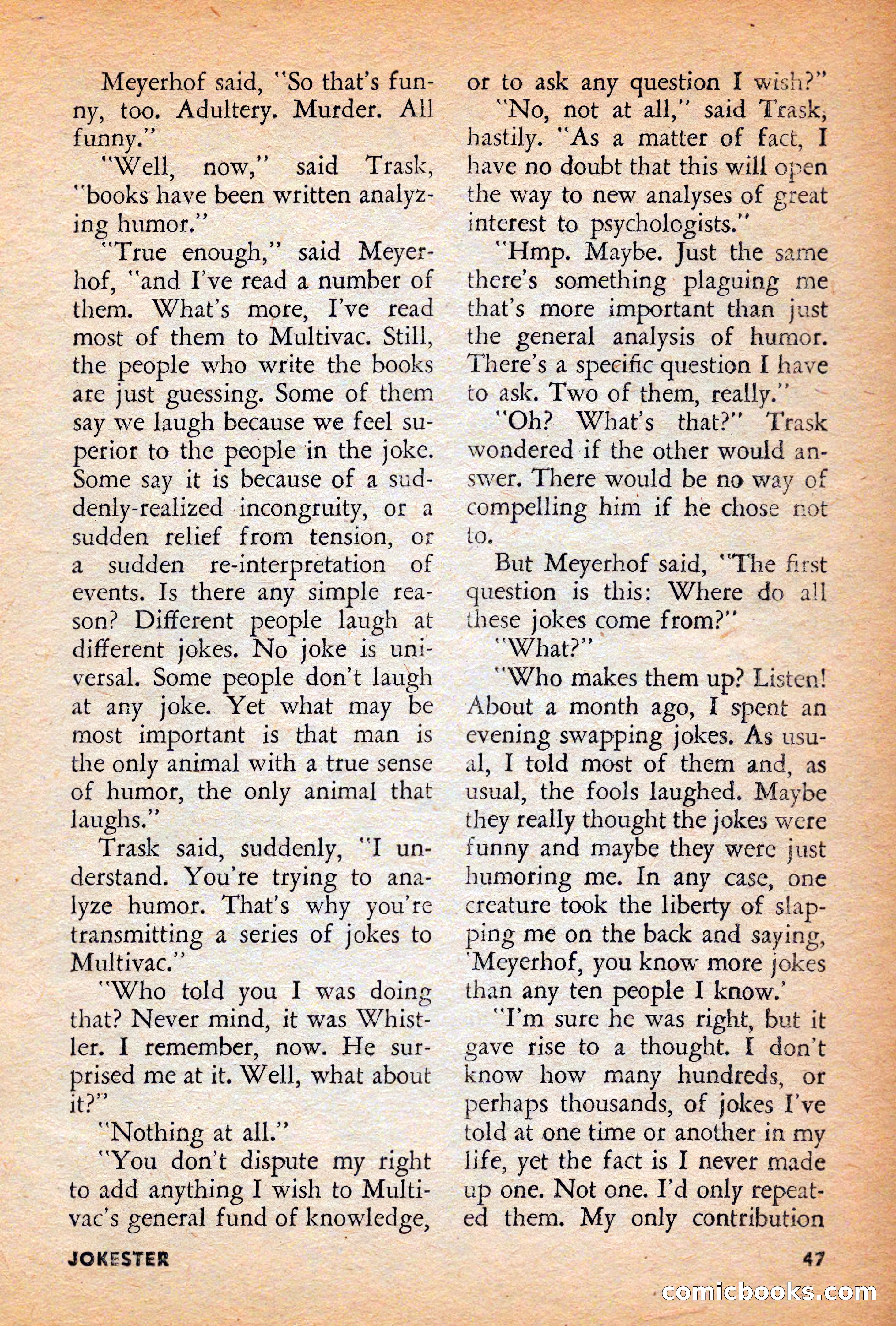 Infinity Science Fiction, December 1956 — page 47 of 132