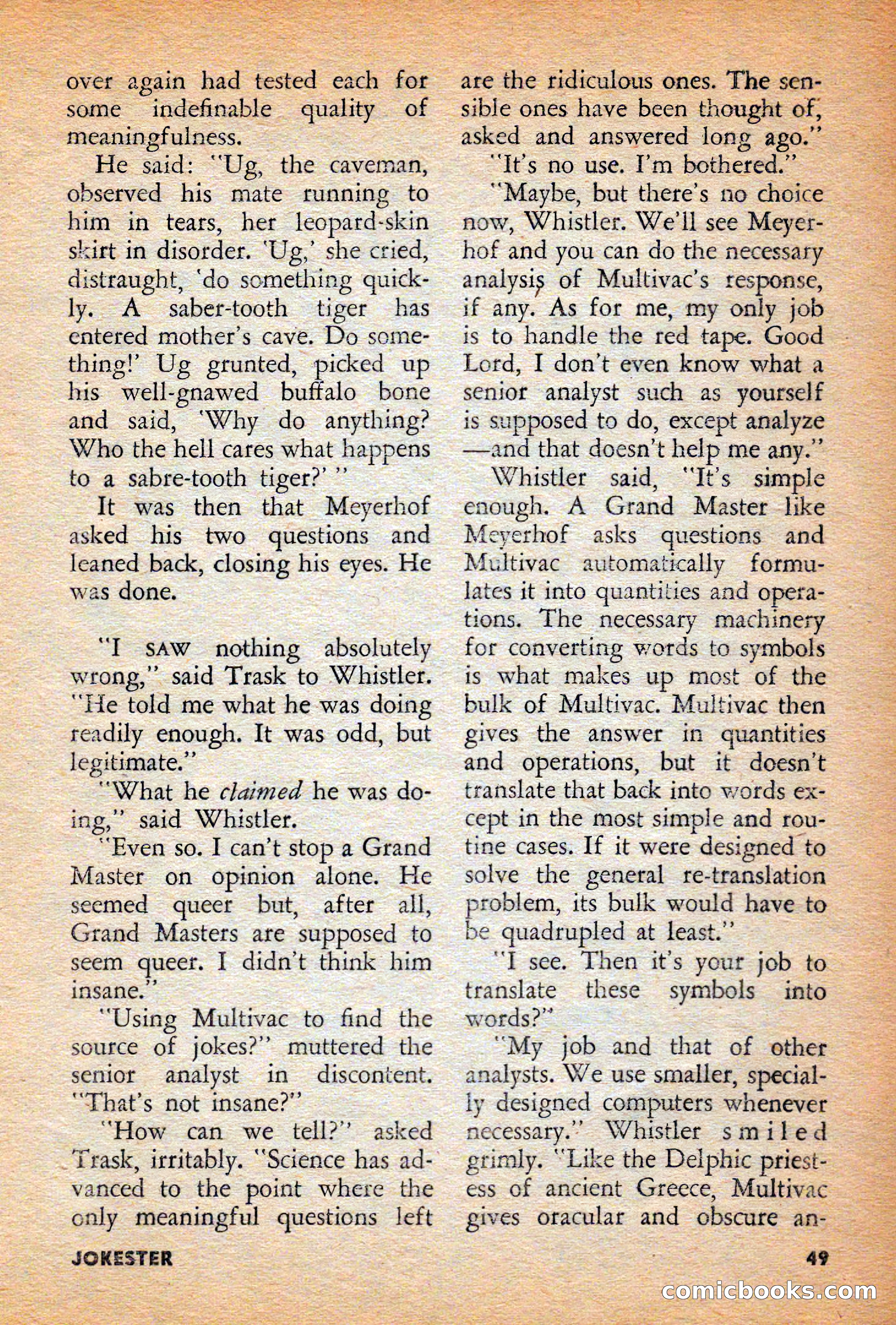 Infinity Science Fiction, December 1956 — page 49 of 132