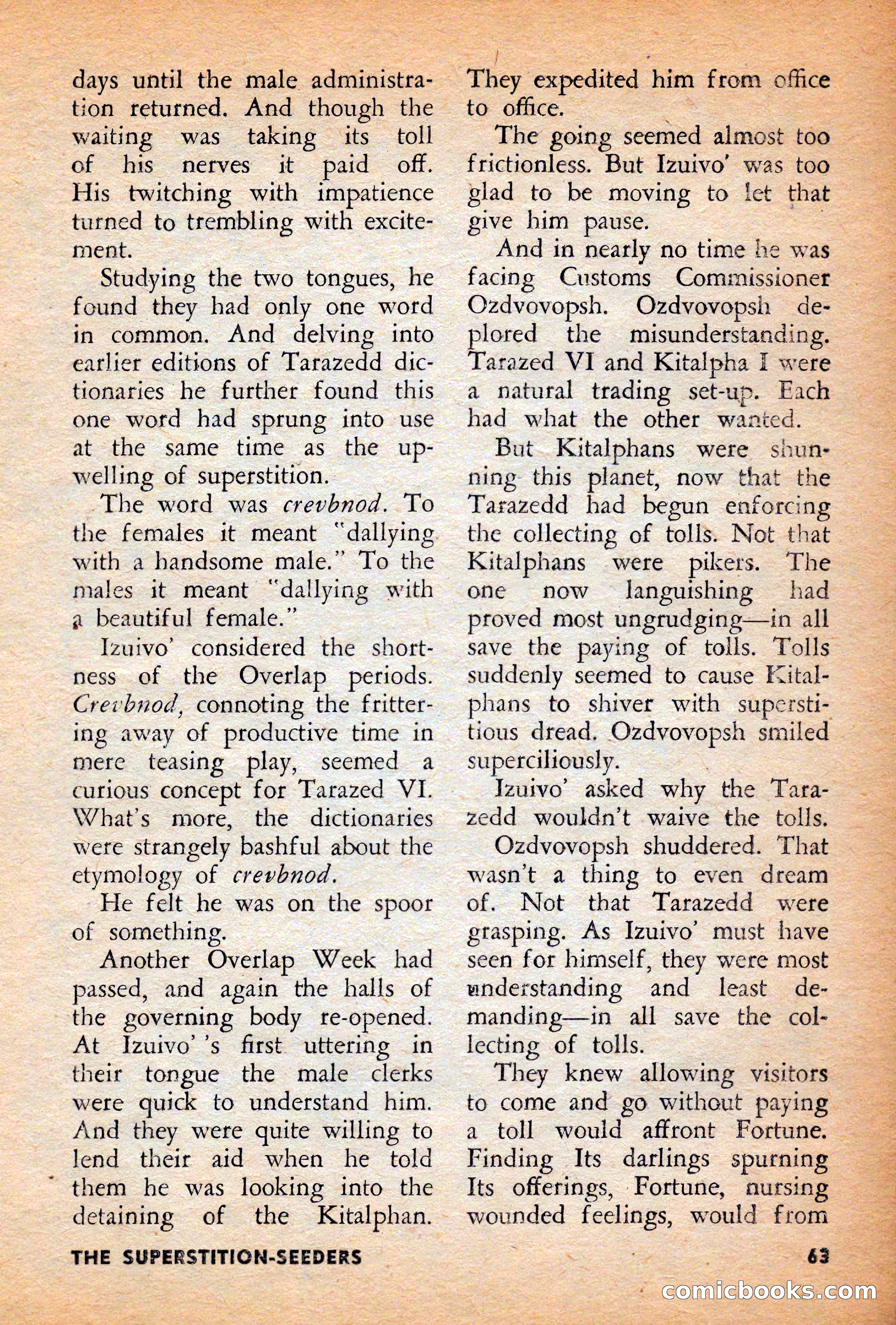 Infinity Science Fiction, December 1956 — page 63 of 132